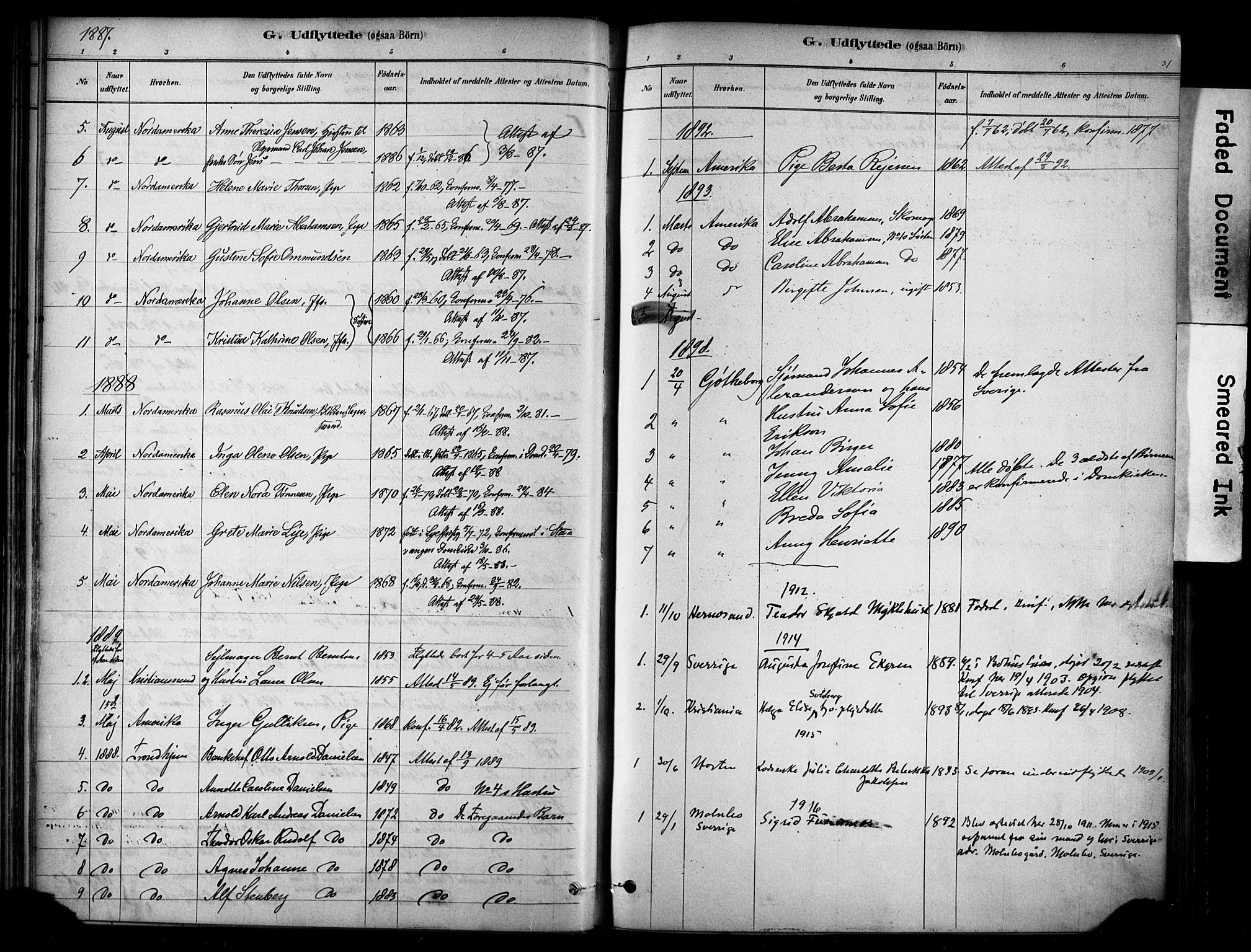 Domkirken sokneprestkontor, SAST/A-101812/001/30/30BA/L0025: Parish register (official) no. A 24, 1877-1927, p. 31