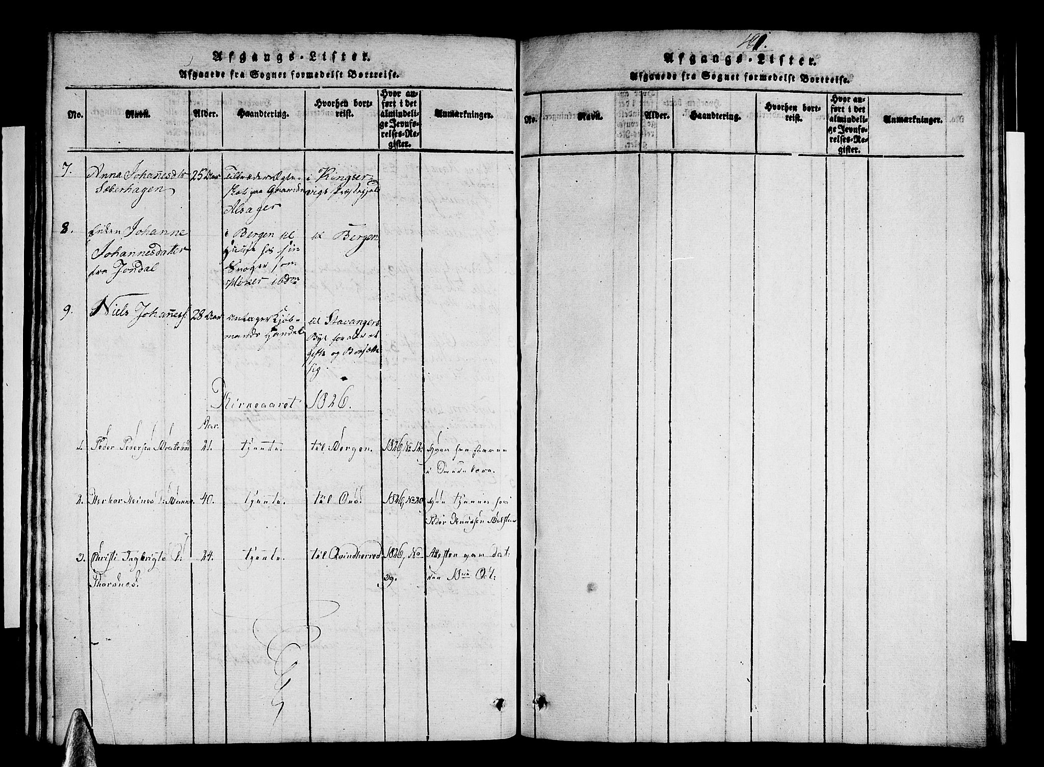 Strandebarm sokneprestembete, SAB/A-78401/H/Haa: Parish register (official) no. A 5, 1816-1826, p. 281