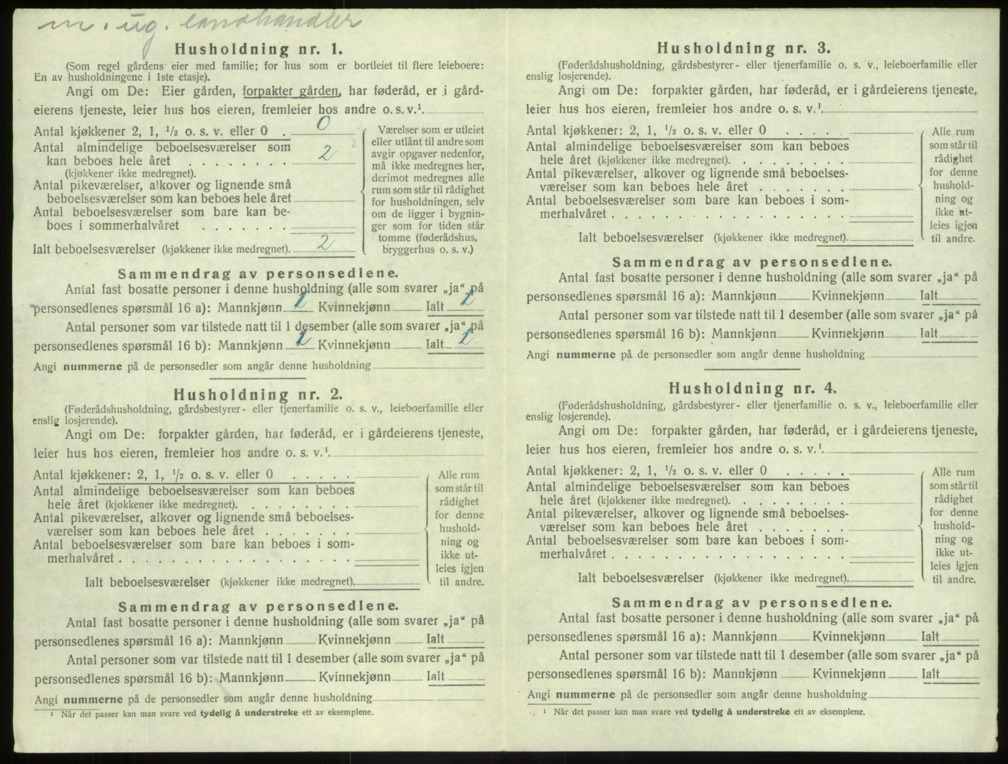 SAB, 1920 census for Luster, 1920, p. 249