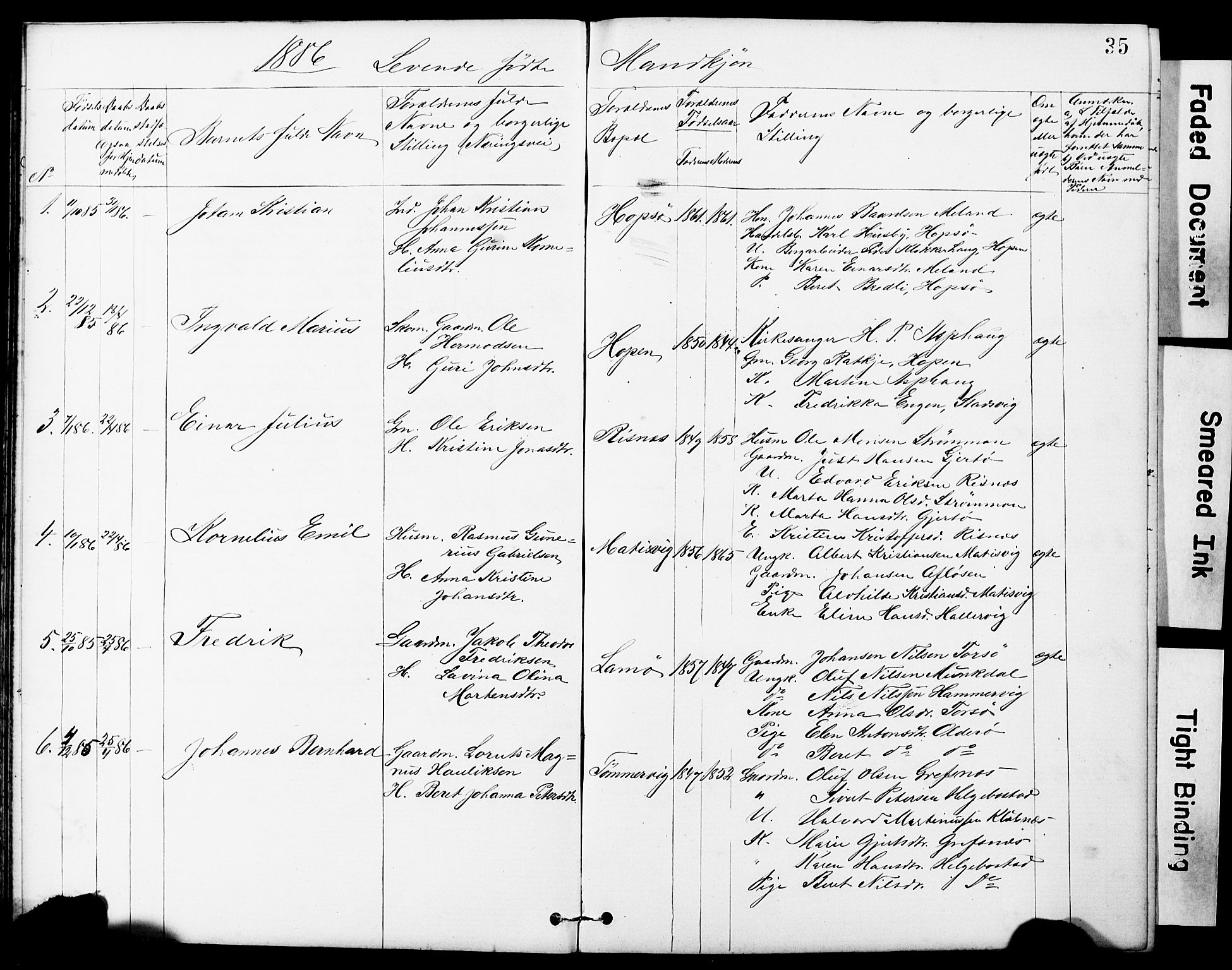 Ministerialprotokoller, klokkerbøker og fødselsregistre - Sør-Trøndelag, SAT/A-1456/634/L0541: Parish register (copy) no. 634C03, 1874-1891, p. 35