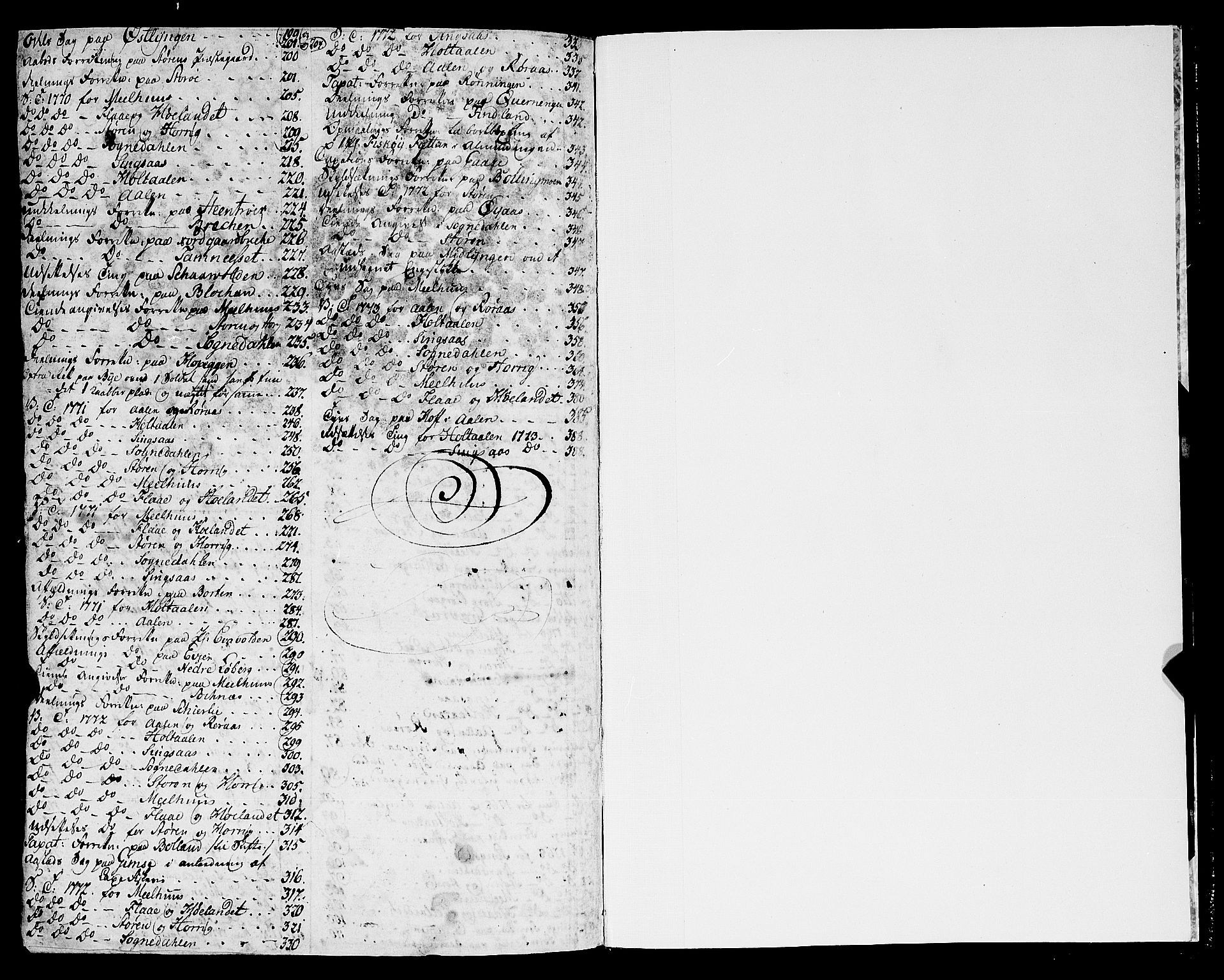 Gauldal sorenskriveri, AV/SAT-A-0014/1/1/1A/L0005: Tingbok 4, 1767-1773