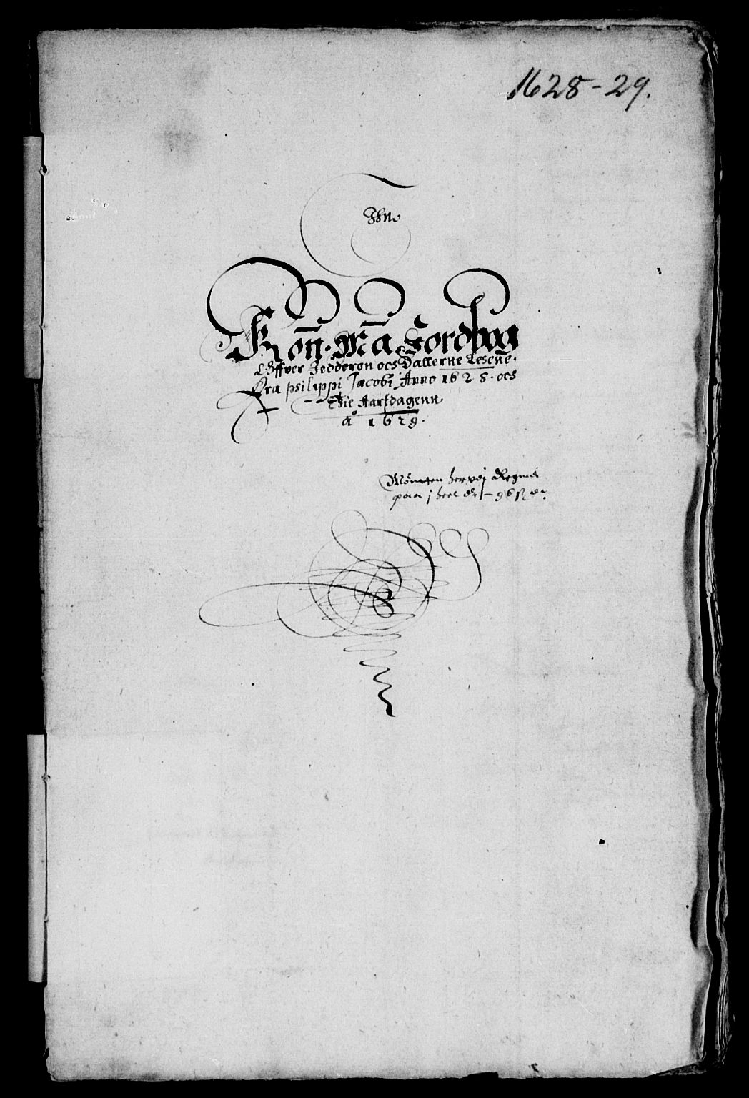 Rentekammeret inntil 1814, Reviderte regnskaper, Lensregnskaper, RA/EA-5023/R/Rb/Rbs/L0013: Stavanger len, 1628-1629