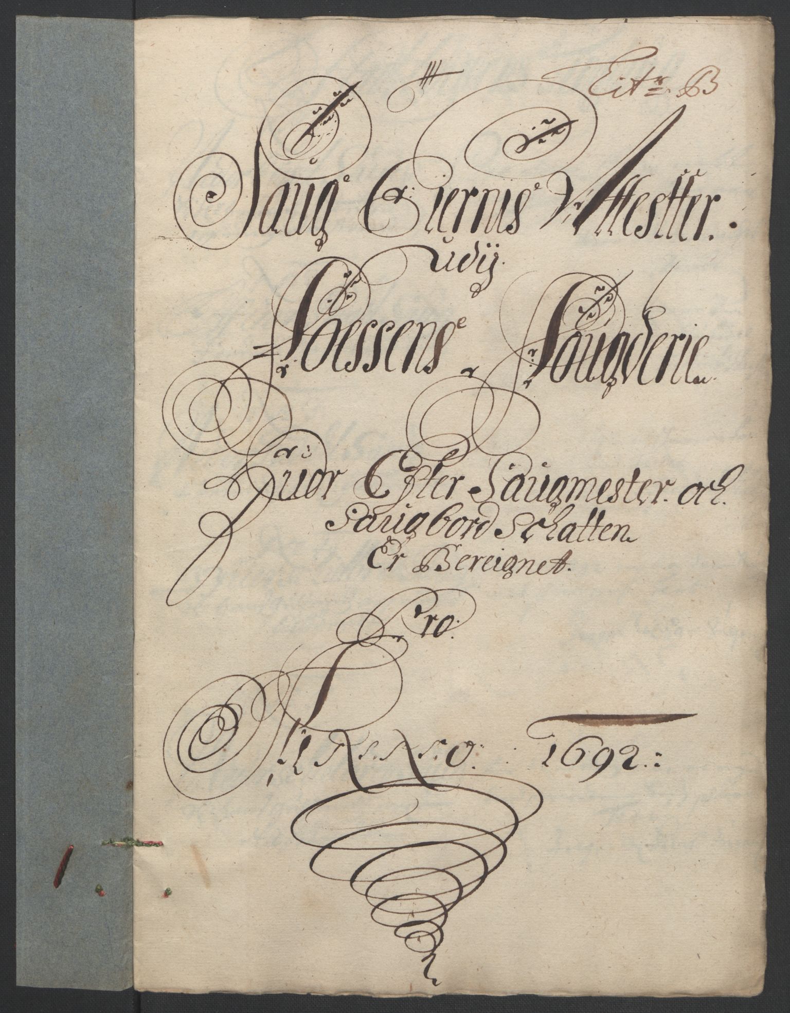Rentekammeret inntil 1814, Reviderte regnskaper, Fogderegnskap, RA/EA-4092/R57/L3849: Fogderegnskap Fosen, 1692-1693, p. 72