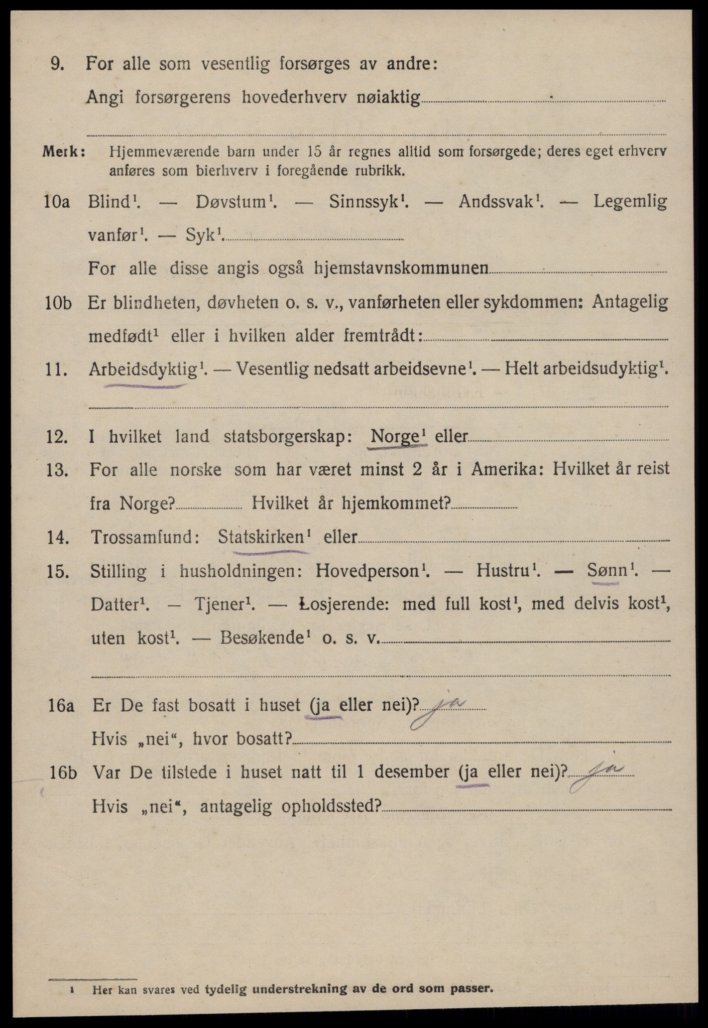 SAT, 1920 census for Aukra, 1920, p. 5126