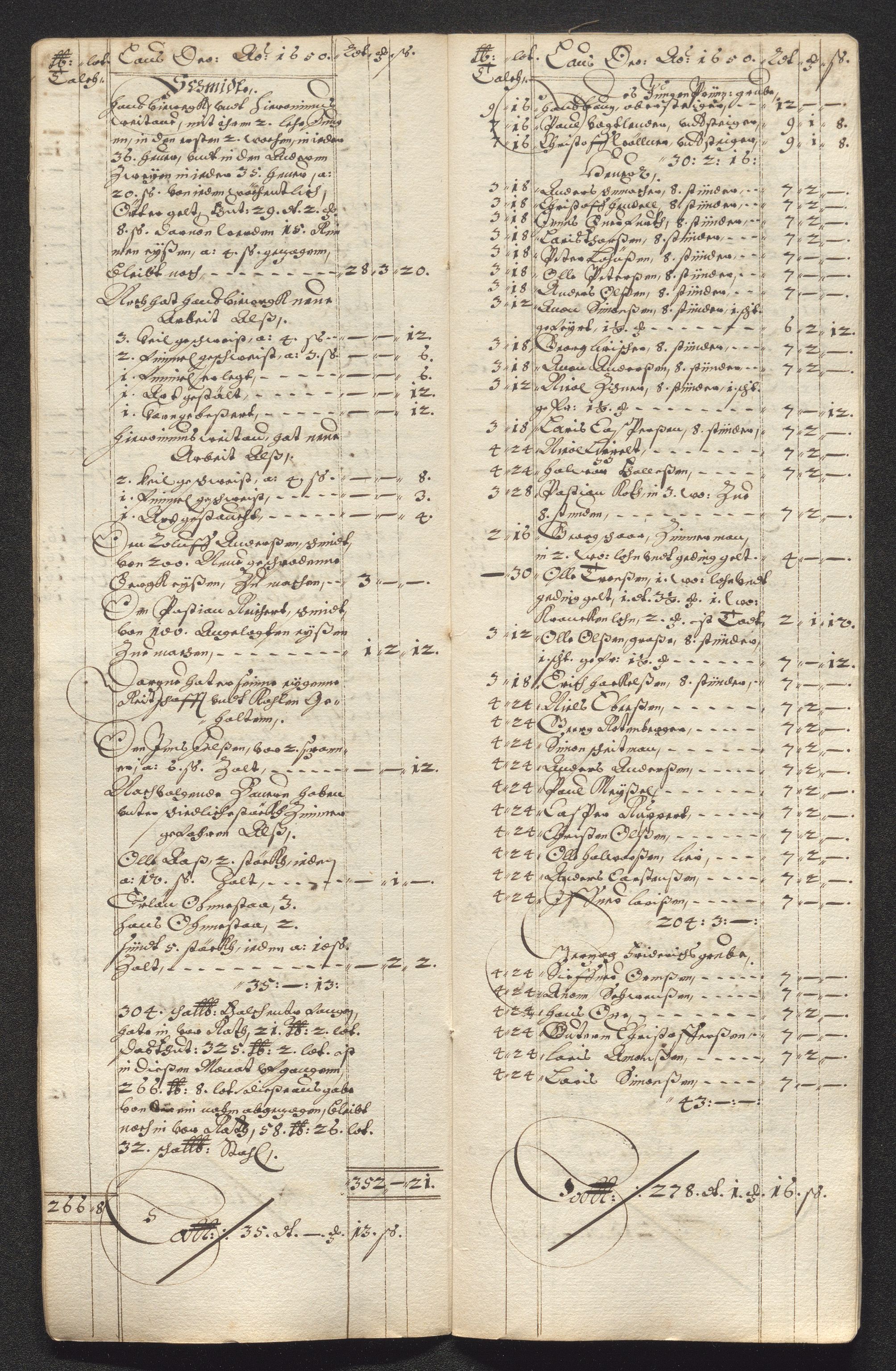 Kongsberg Sølvverk 1623-1816, AV/SAKO-EA-3135/001/D/Dc/Dcd/L0024: Utgiftsregnskap for gruver m.m. , 1650, p. 83