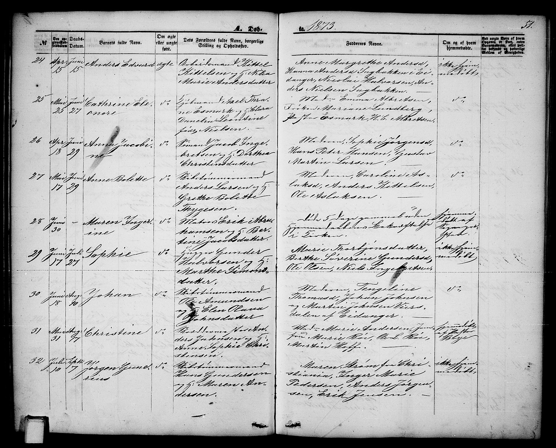 Brevik kirkebøker, AV/SAKO-A-255/G/Ga/L0003: Parish register (copy) no. 3, 1866-1881, p. 51