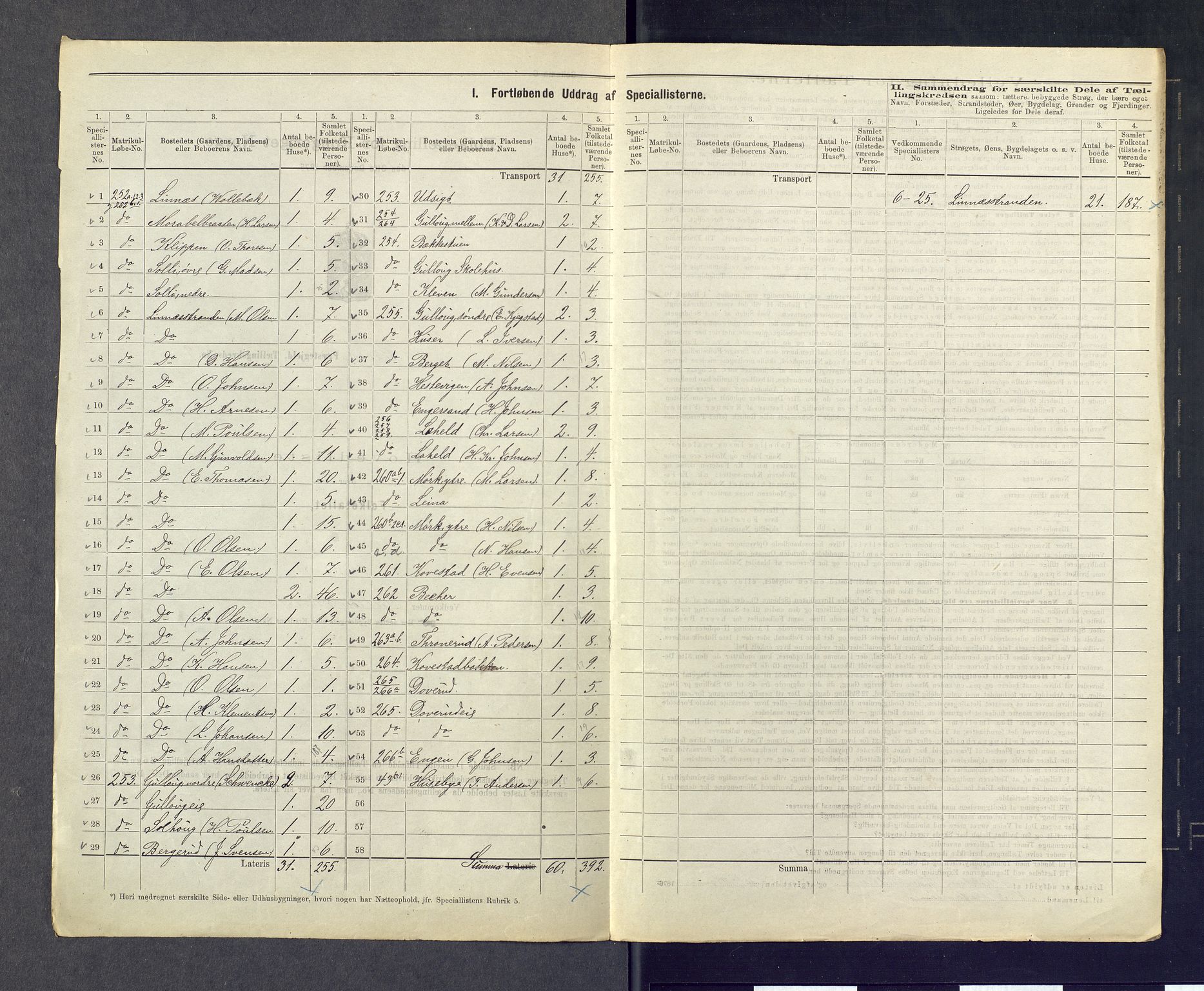 SAKO, 1875 census for 0626P Lier, 1875, p. 45