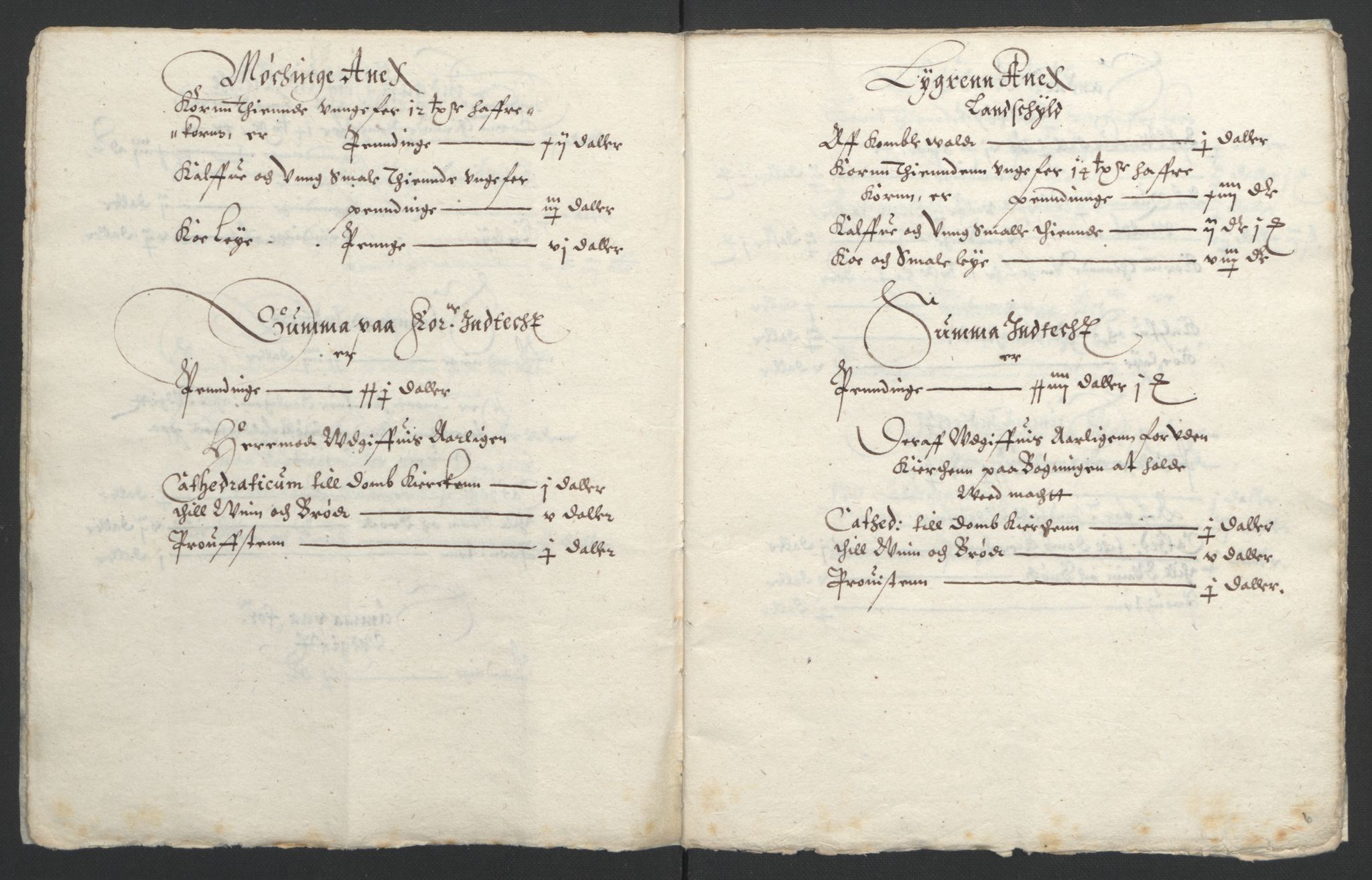 Stattholderembetet 1572-1771, AV/RA-EA-2870/Ek/L0015/0001: Jordebøker til utlikning av rosstjeneste 1624-1626: / Kirke- og prestebolsinntekter i Bergen bispedømme, 1624-1626, p. 261