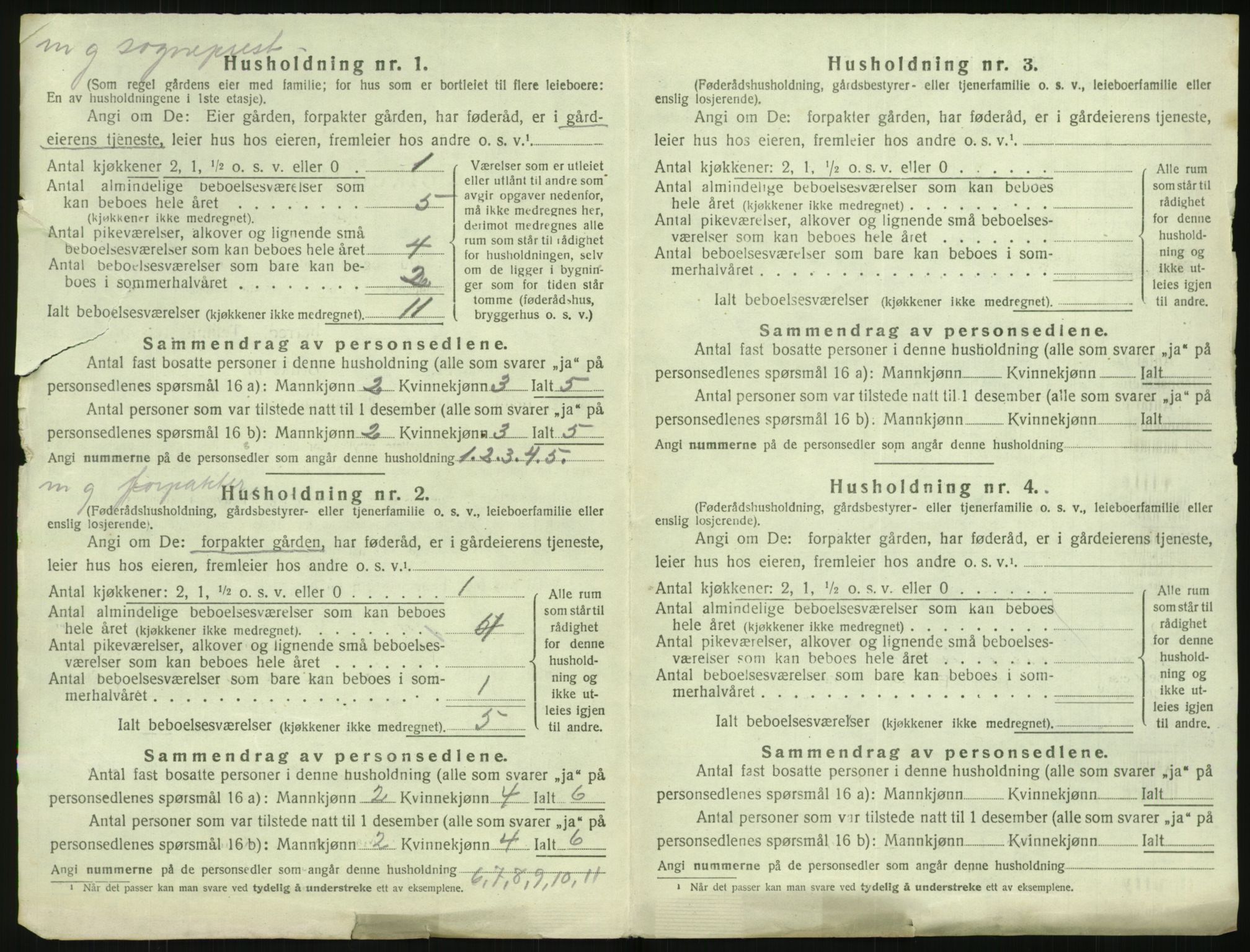 SAK, 1920 census for Fjære, 1920, p. 798