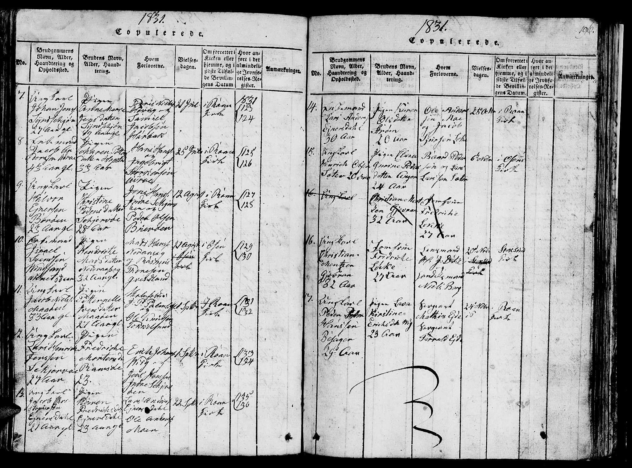 Ministerialprotokoller, klokkerbøker og fødselsregistre - Sør-Trøndelag, AV/SAT-A-1456/657/L0714: Parish register (copy) no. 657C01, 1818-1868, p. 196