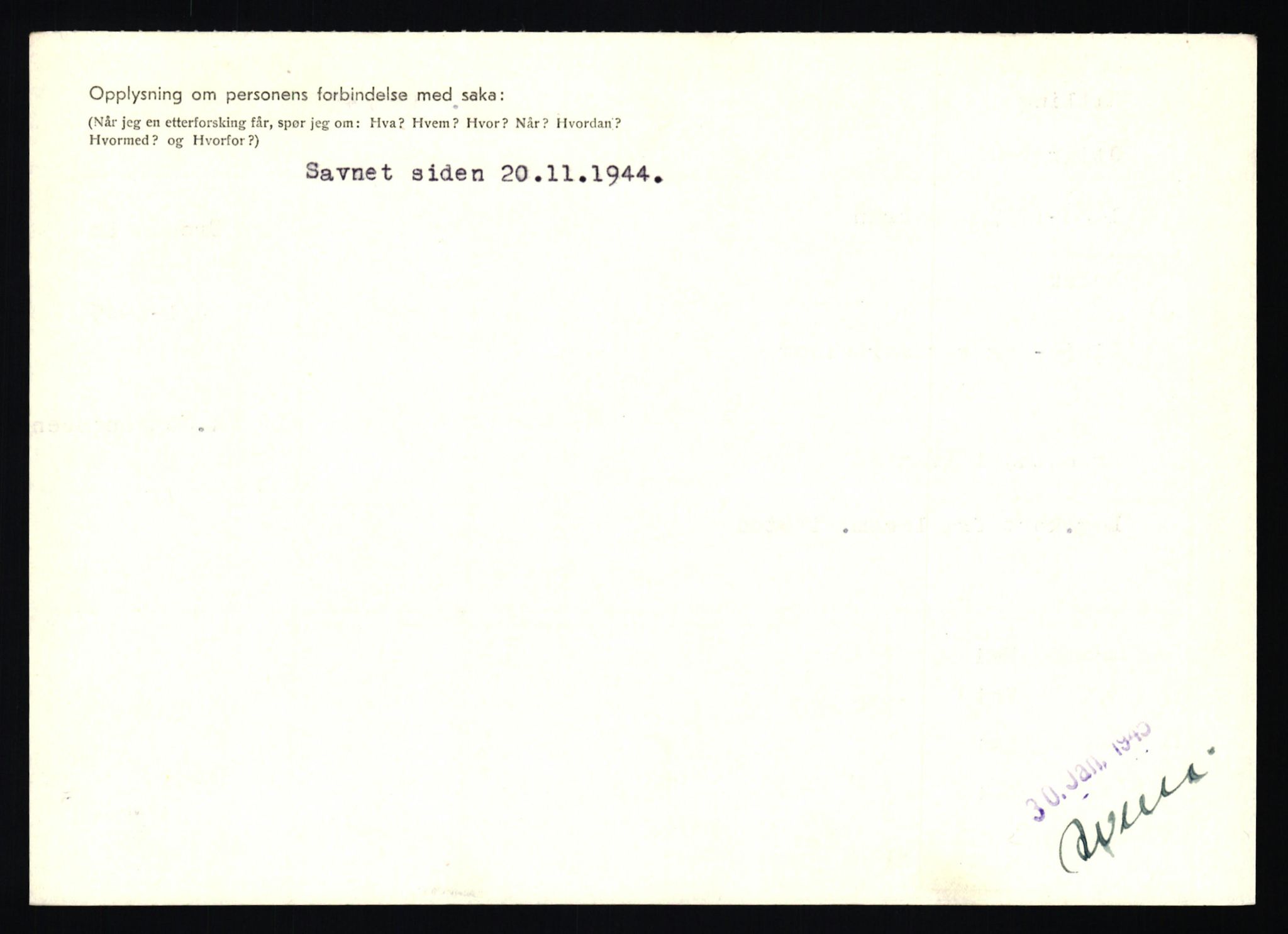 Statspolitiet - Hovedkontoret / Osloavdelingen, AV/RA-S-1329/C/Ca/L0006: Hanche - Hokstvedt, 1943-1945, p. 2067