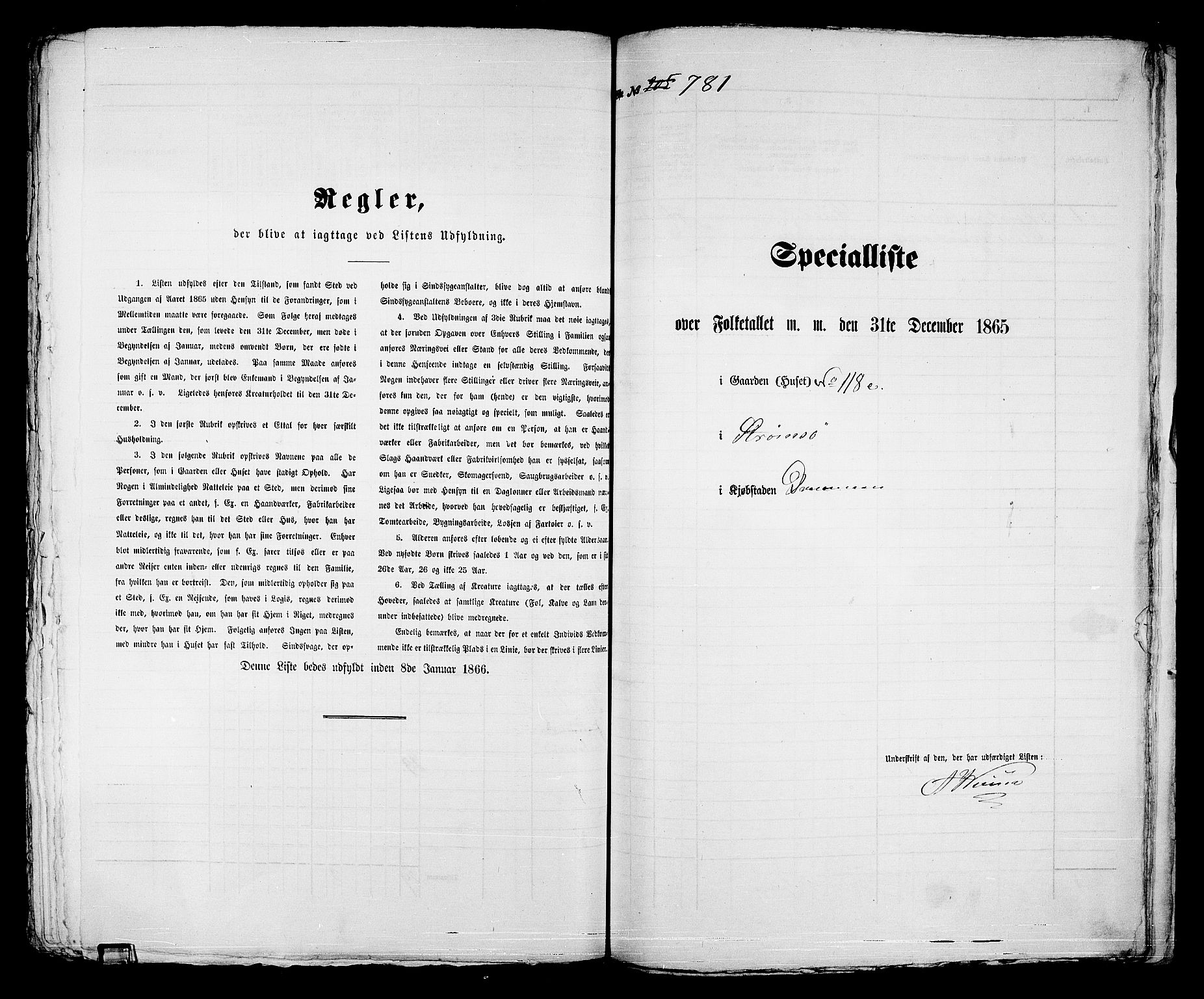 RA, 1865 census for Strømsø in Drammen, 1865, p. 375