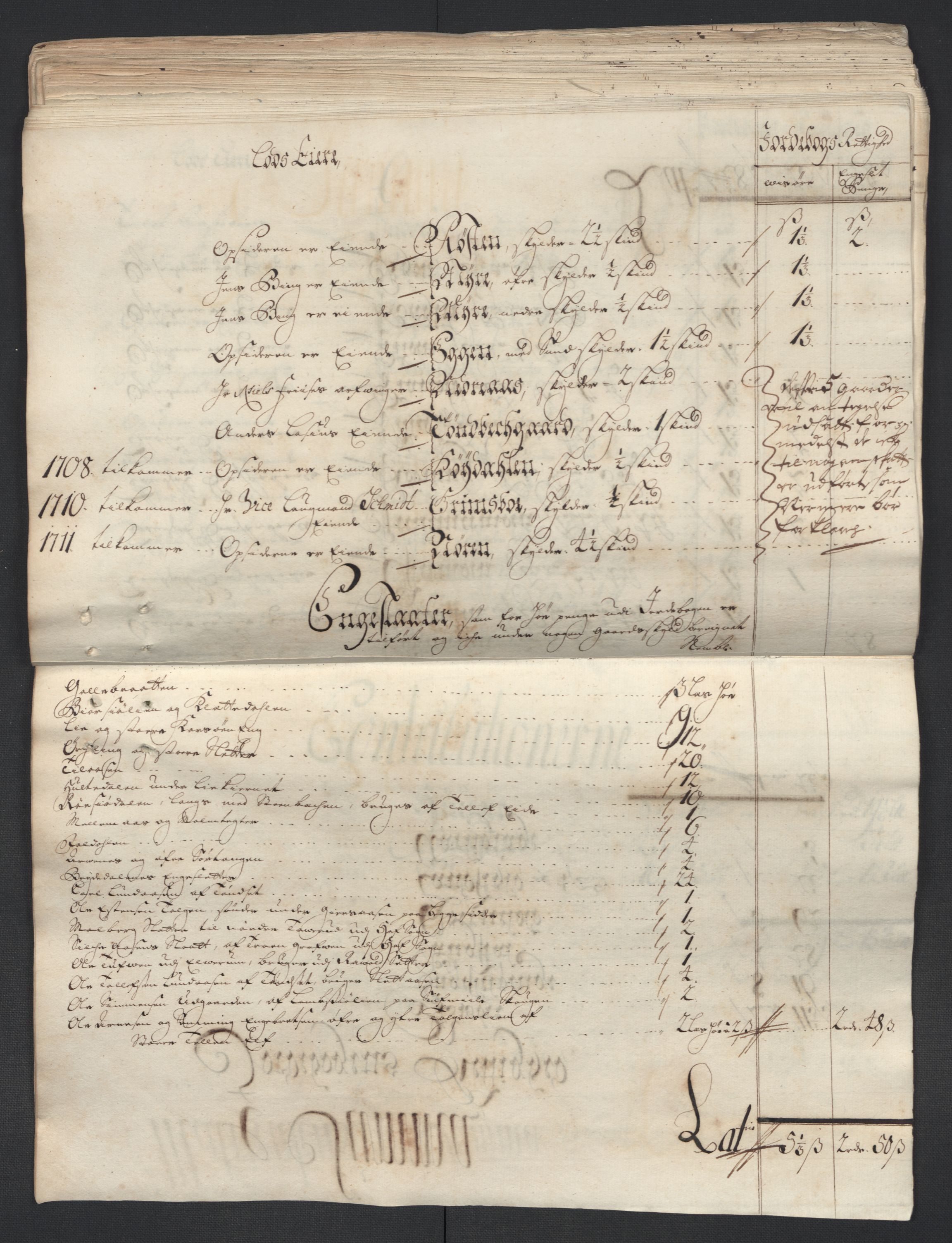 Rentekammeret inntil 1814, Reviderte regnskaper, Fogderegnskap, AV/RA-EA-4092/R13/L0848: Fogderegnskap Solør, Odal og Østerdal, 1711, p. 182