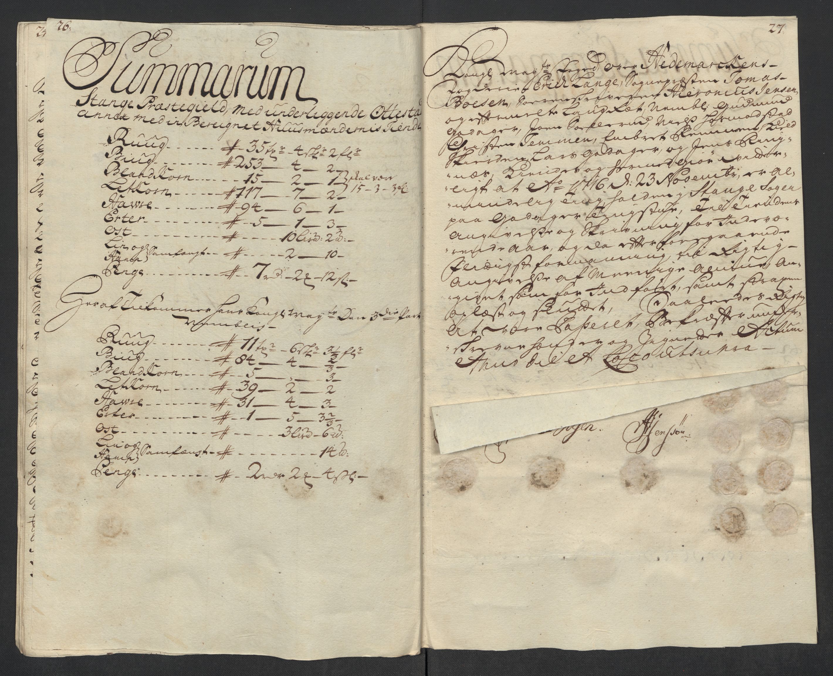 Rentekammeret inntil 1814, Reviderte regnskaper, Fogderegnskap, RA/EA-4092/R16/L1055: Fogderegnskap Hedmark, 1716, p. 262