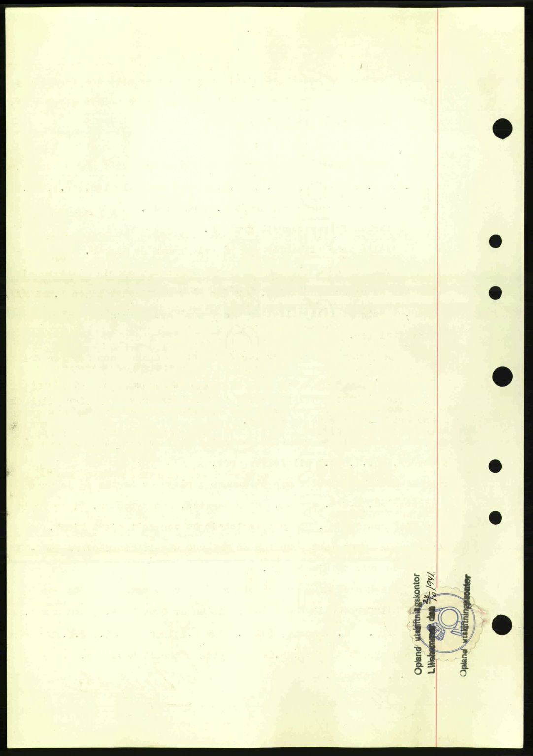 Sør-Gudbrandsdal tingrett, SAH/TING-004/H/Hb/Hbd/L0009: Mortgage book no. A9, 1941-1941, Diary no: : 1856/1941
