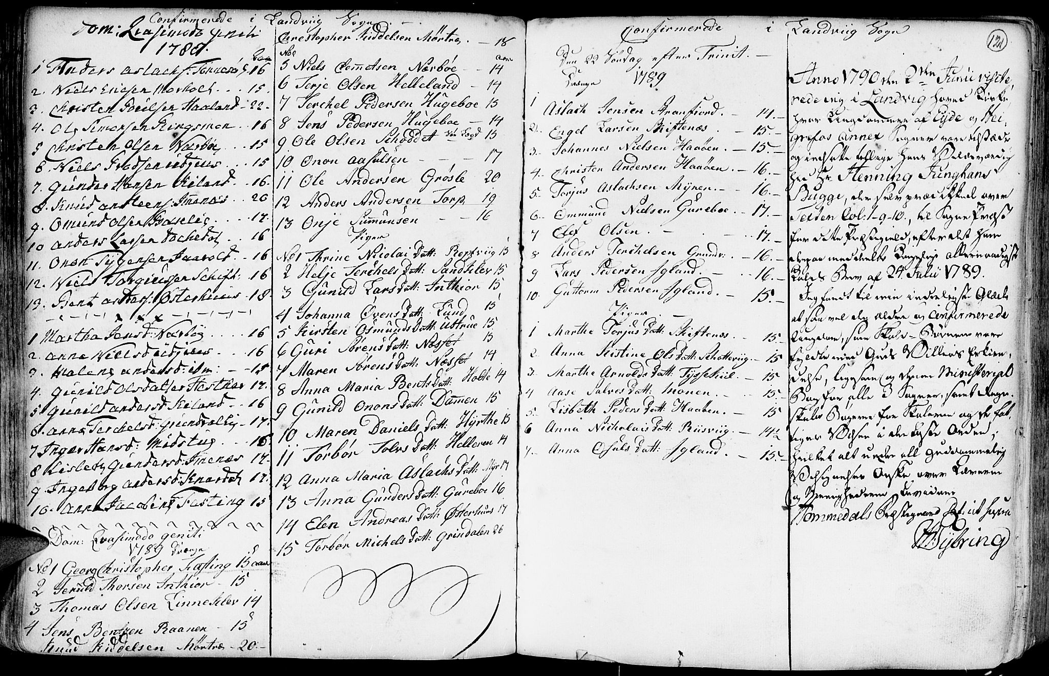 Hommedal sokneprestkontor, AV/SAK-1111-0023/F/Fa/Fab/L0002: Parish register (official) no. A 2 /1, 1741-1848, p. 121