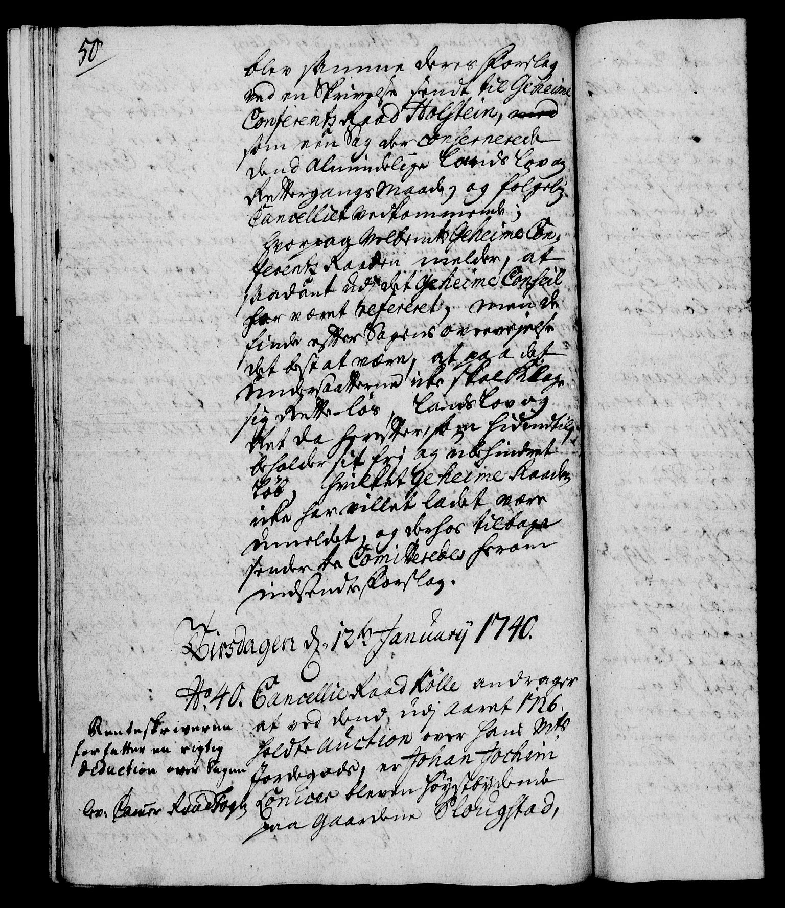 Rentekammeret, Kammerkanselliet, RA/EA-3111/G/Gh/Gha/L0022: Norsk ekstraktmemorialprotokoll (merket RK 53.67), 1739-1741, p. 50