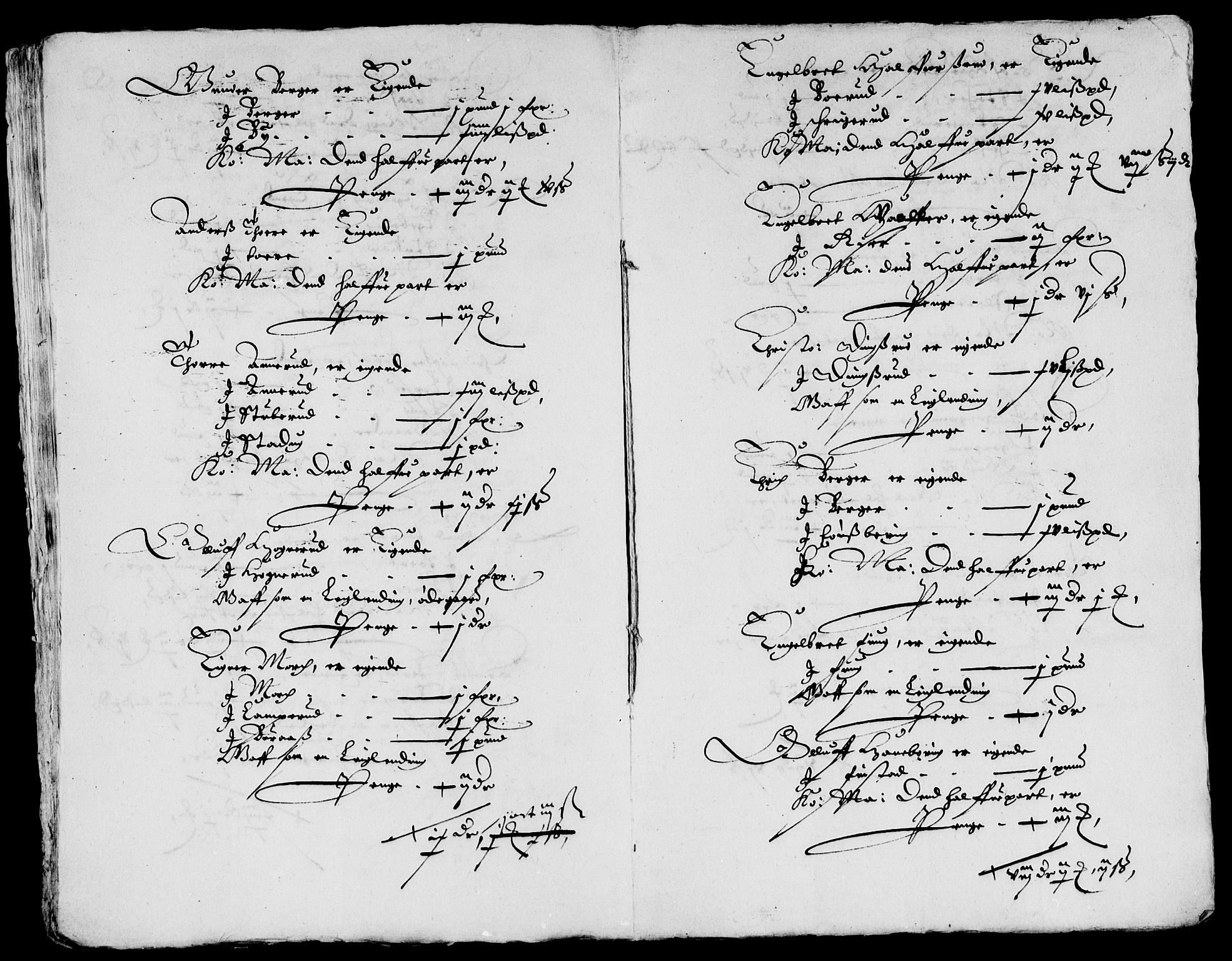 Rentekammeret inntil 1814, Reviderte regnskaper, Lensregnskaper, AV/RA-EA-5023/R/Rb/Rba/L0174: Akershus len, 1643-1644