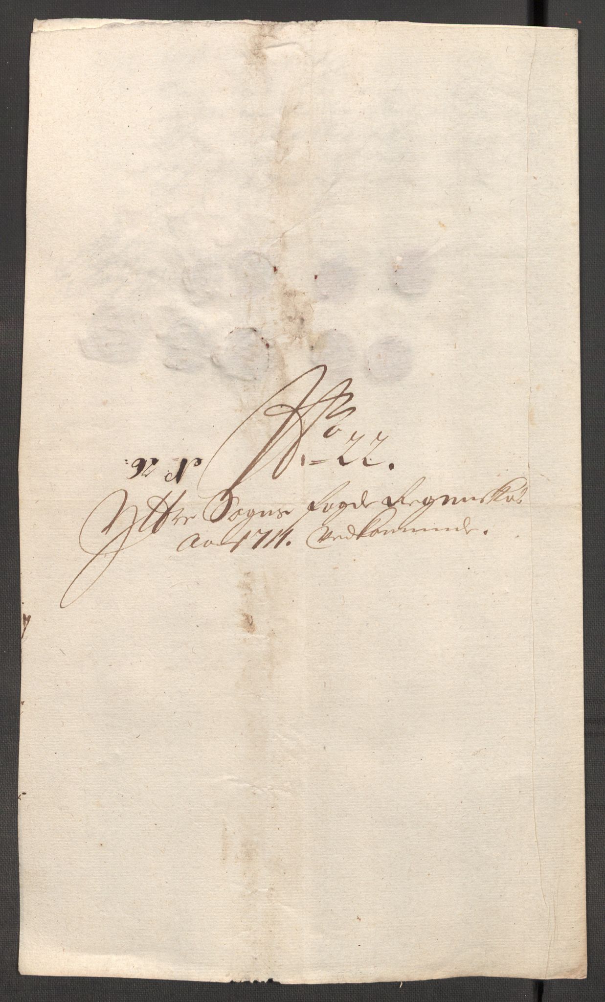 Rentekammeret inntil 1814, Reviderte regnskaper, Fogderegnskap, AV/RA-EA-4092/R52/L3317: Fogderegnskap Sogn, 1711, p. 187