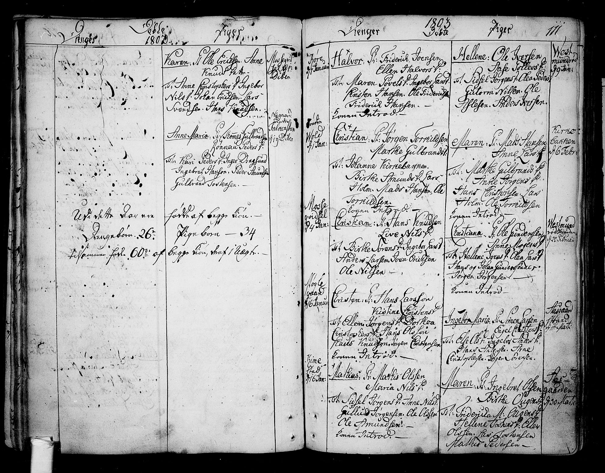 Borre kirkebøker, AV/SAKO-A-338/F/Fa/L0002: Parish register (official) no. I 2, 1752-1806, p. 111