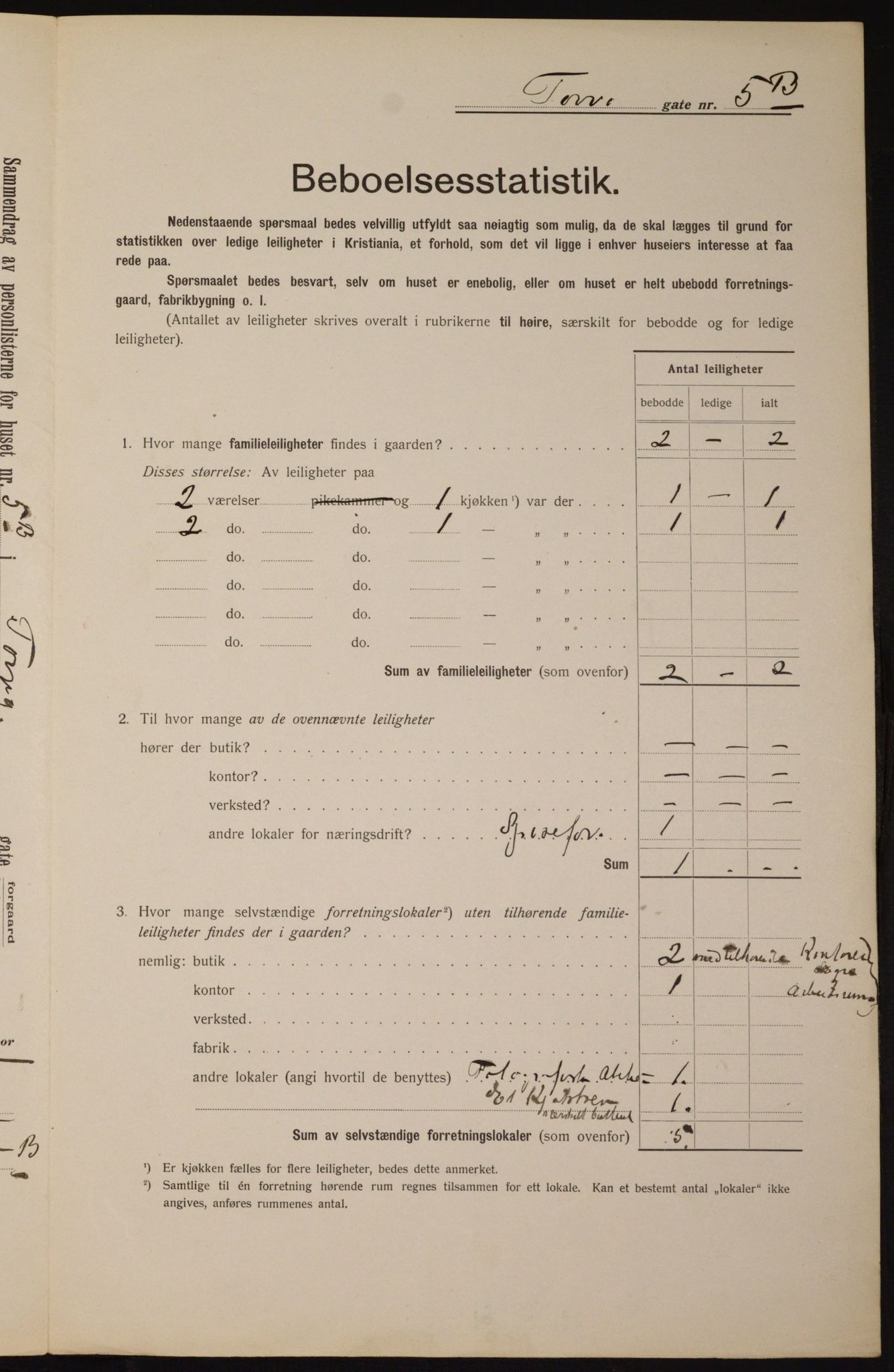 OBA, Municipal Census 1912 for Kristiania, 1912, p. 113904