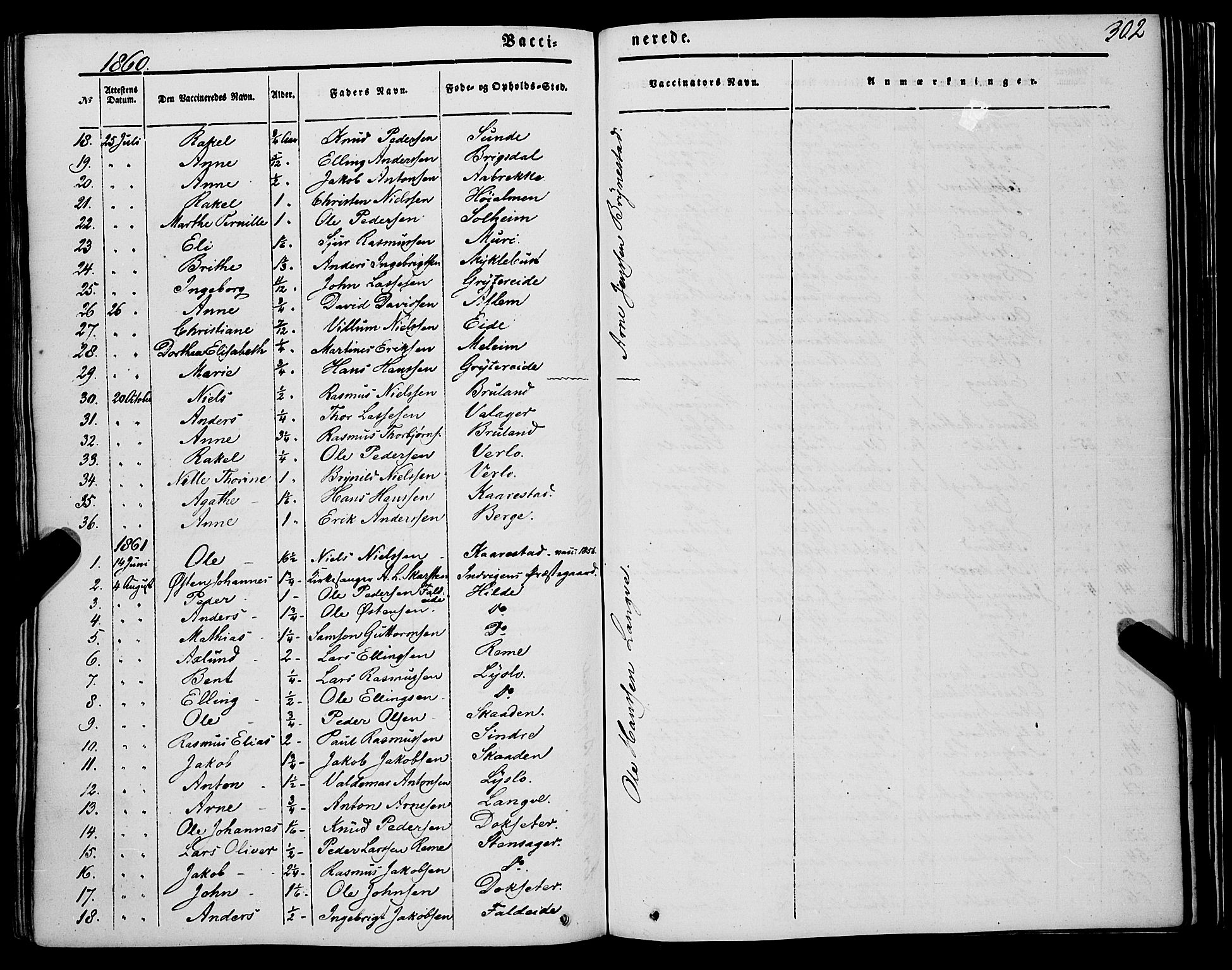 Innvik sokneprestembete, SAB/A-80501: Parish register (official) no. A 5, 1847-1865, p. 302