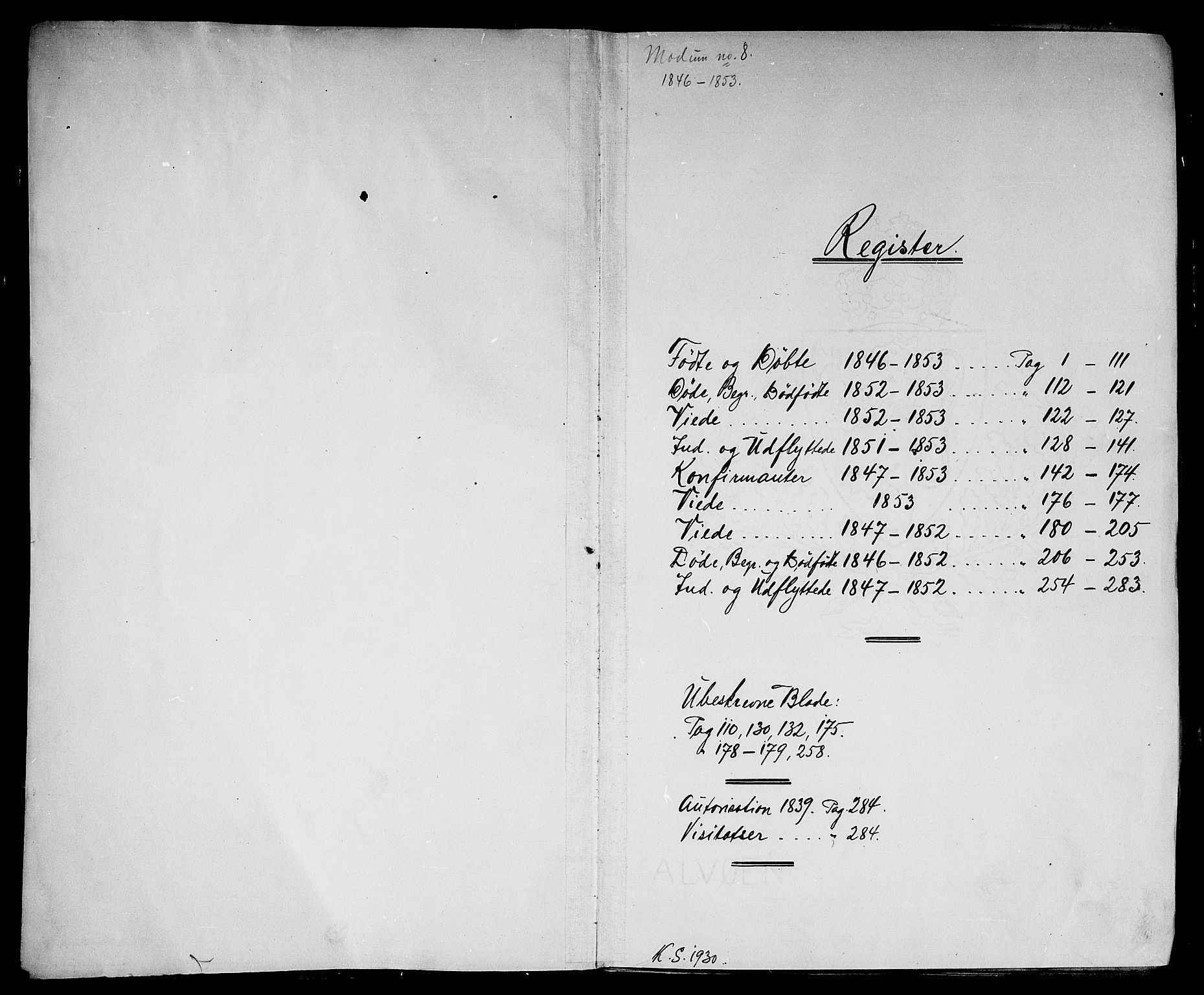 Modum kirkebøker, AV/SAKO-A-234/G/Ga/L0005: Parish register (copy) no. I 5, 1847-1853