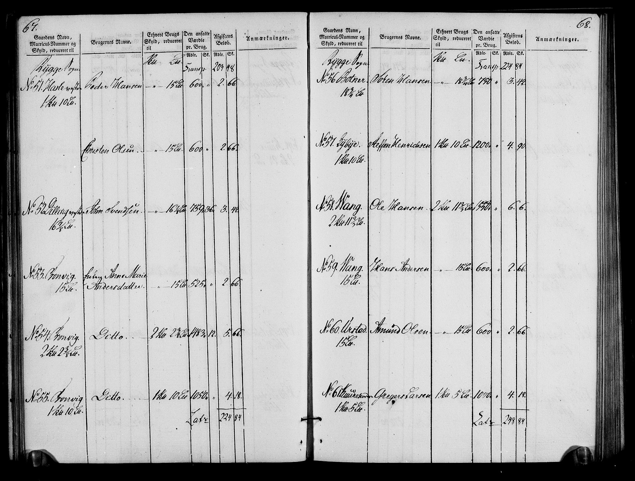 Rentekammeret inntil 1814, Realistisk ordnet avdeling, AV/RA-EA-4070/N/Ne/Nea/L0009: Moss, Tune og Veme fogderi. Oppebørselsregister, 1803-1804, p. 36