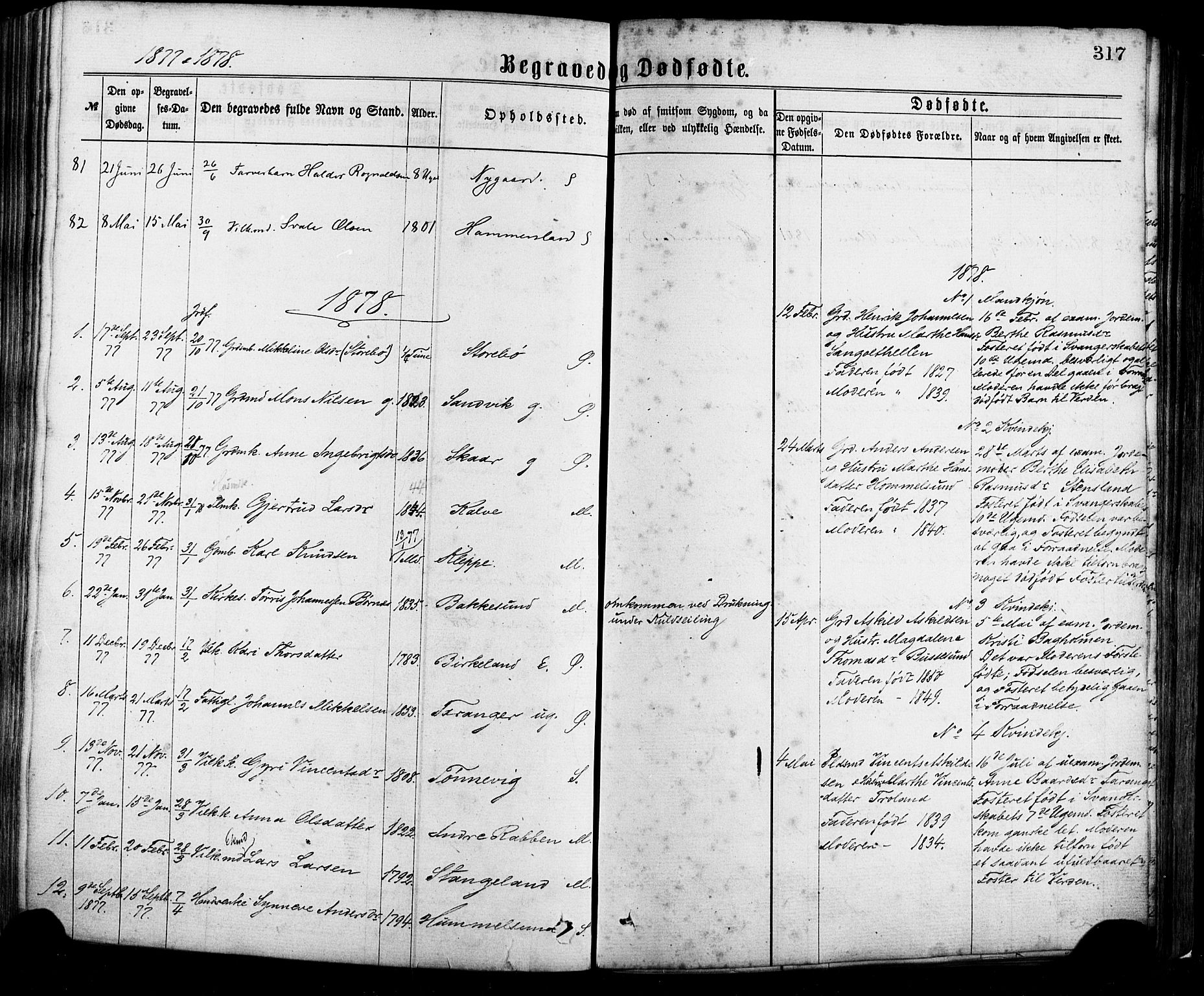 Sund sokneprestembete, AV/SAB-A-99930: Parish register (official) no. A 15, 1867-1881, p. 317