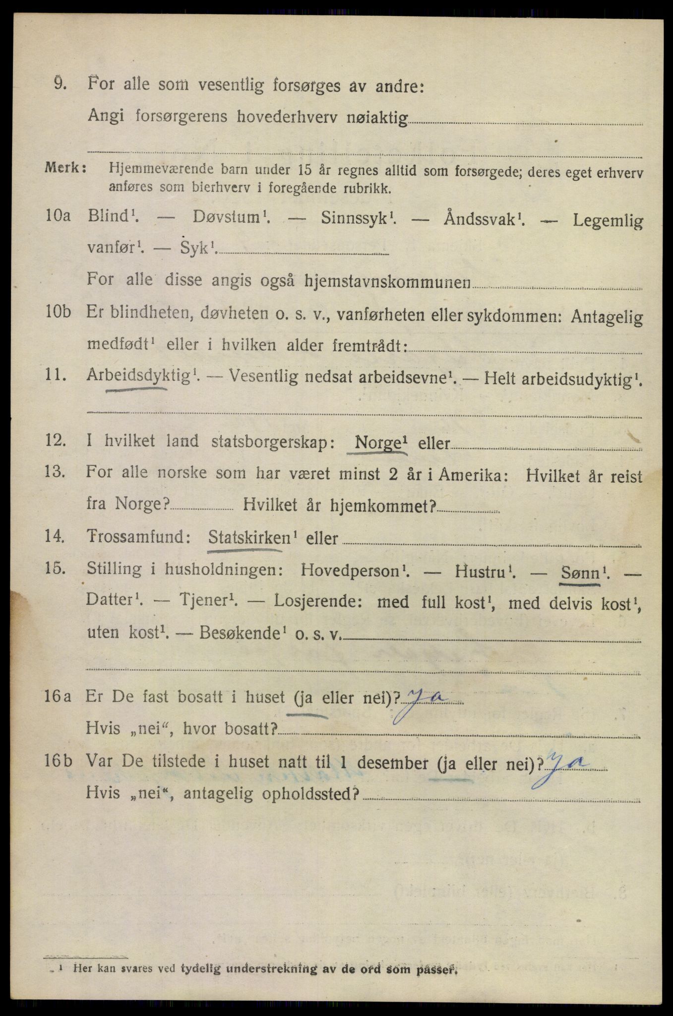 SAKO, 1920 census for Hurum, 1920, p. 6103
