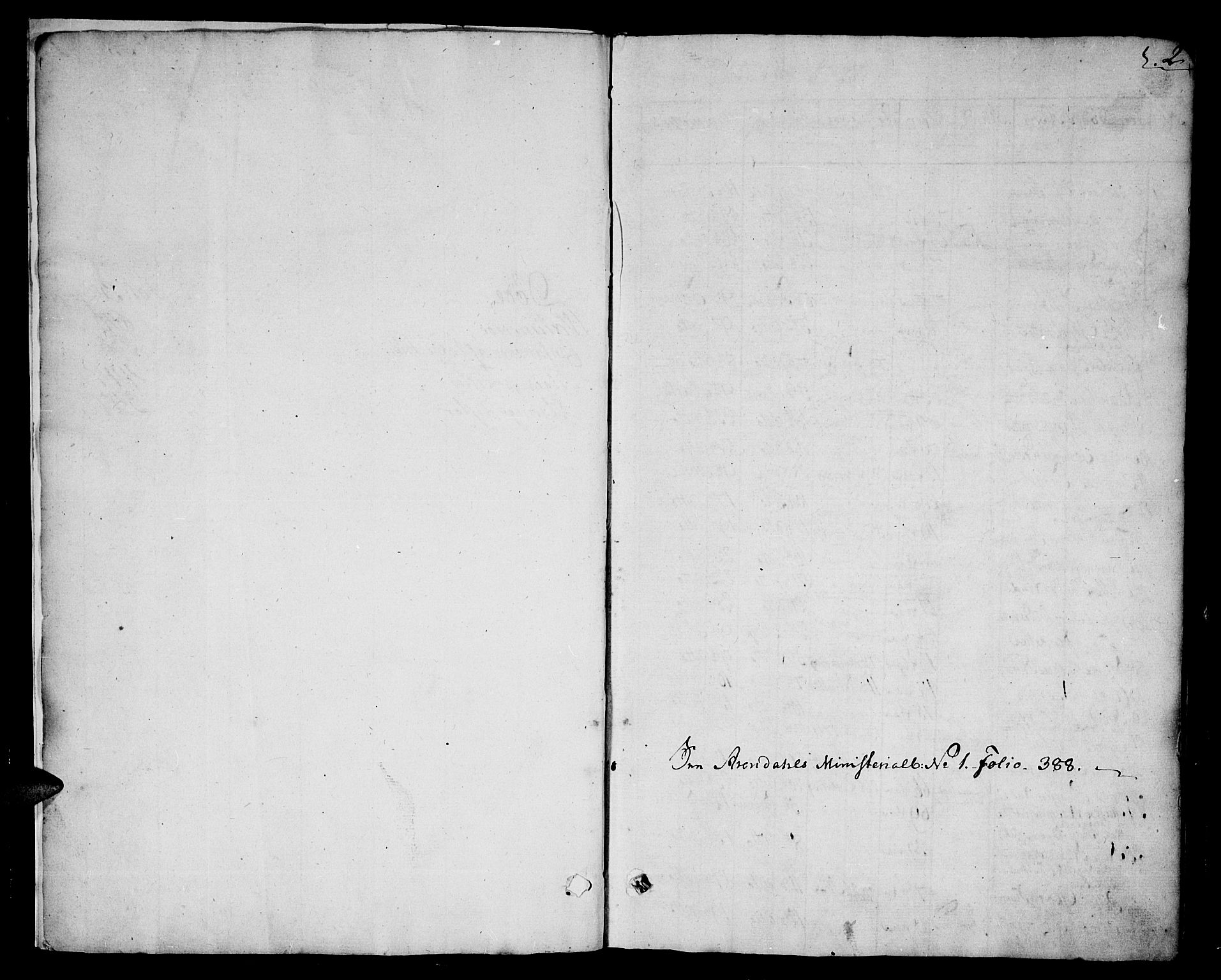 Arendal sokneprestkontor, Trefoldighet, AV/SAK-1111-0040/F/Fa/L0003: Parish register (official) no. A 3, 1805-1868, p. 2