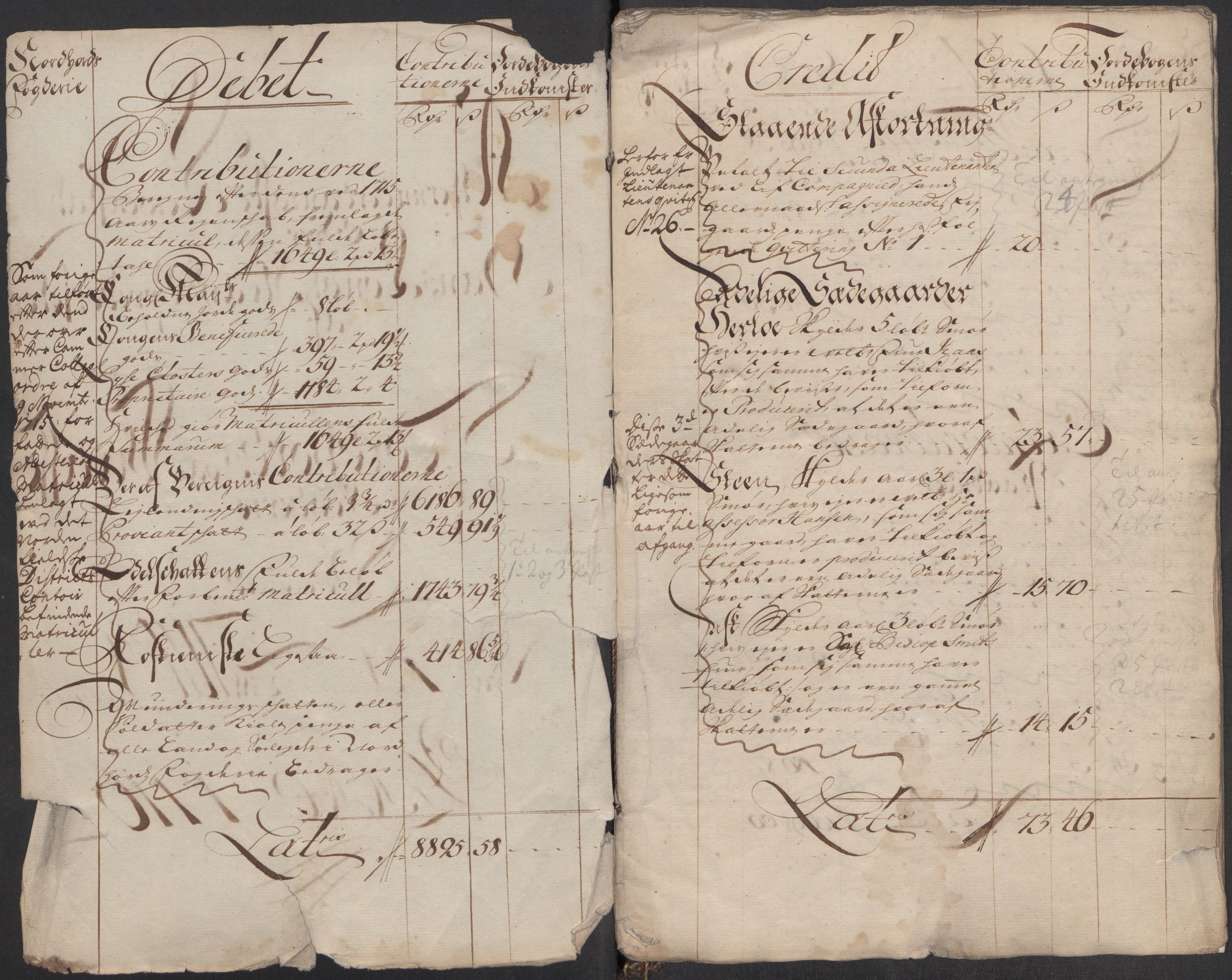 Rentekammeret inntil 1814, Reviderte regnskaper, Fogderegnskap, RA/EA-4092/R51/L3199: Fogderegnskap Nordhordland og Voss, 1716, p. 5