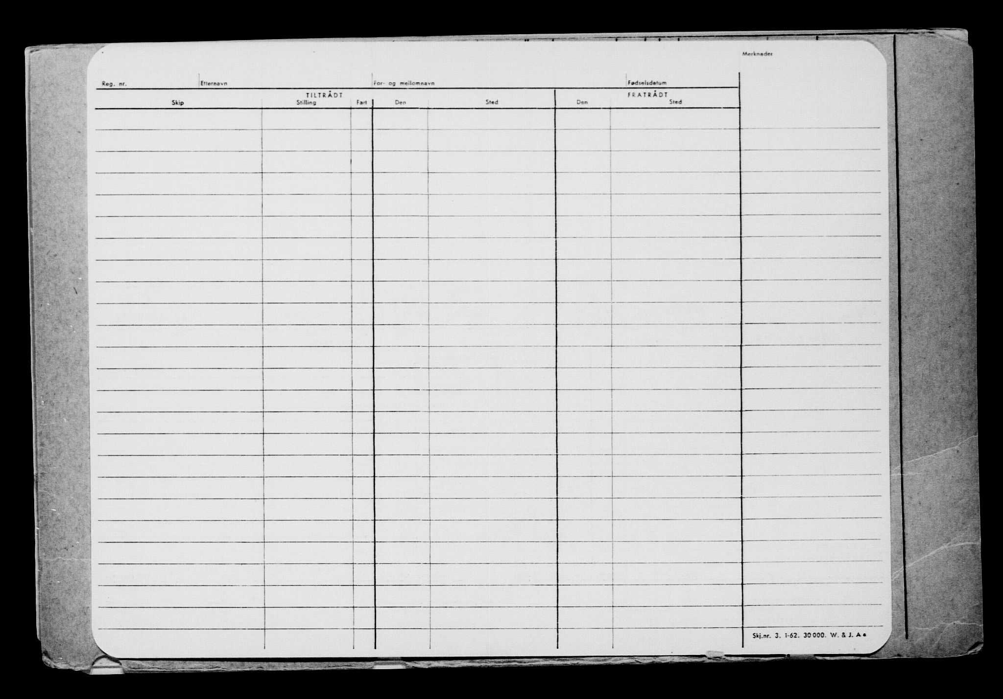 Direktoratet for sjømenn, AV/RA-S-3545/G/Gb/L0141: Hovedkort, 1916, p. 43