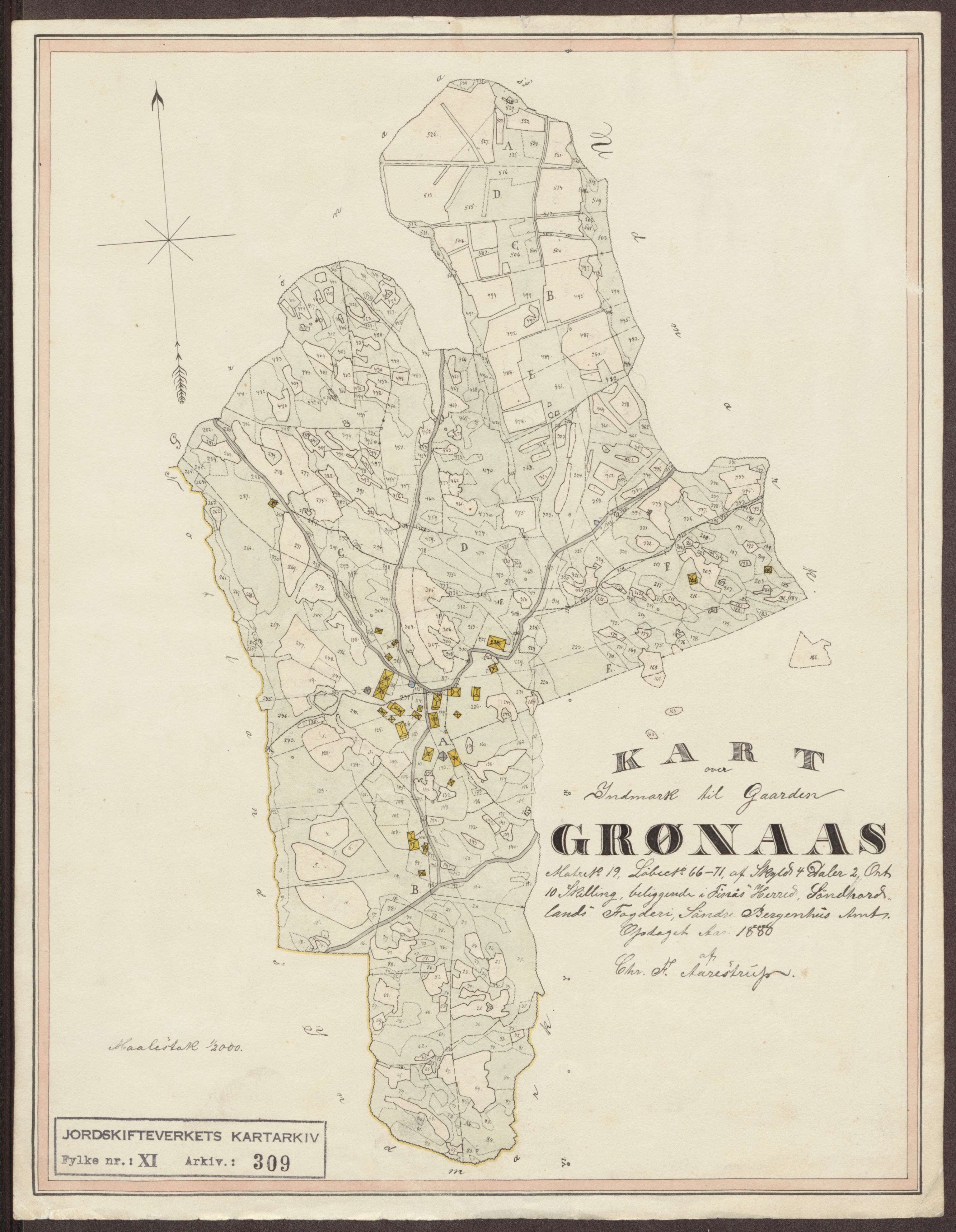 Jordskifteverkets kartarkiv, AV/RA-S-3929/T, 1859-1988, p. 412