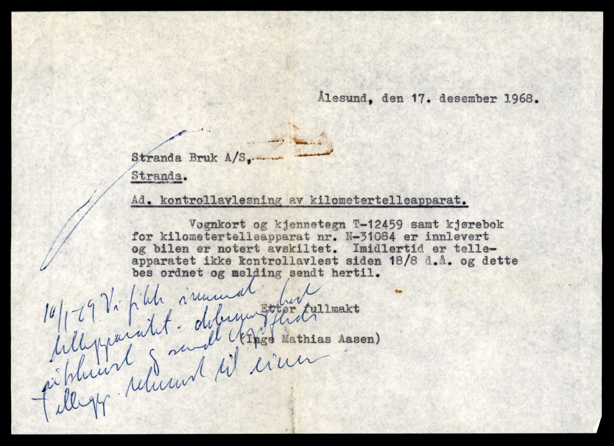 Møre og Romsdal vegkontor - Ålesund trafikkstasjon, AV/SAT-A-4099/F/Fe/L0033: Registreringskort for kjøretøy T 12151 - T 12474, 1927-1998, p. 3471