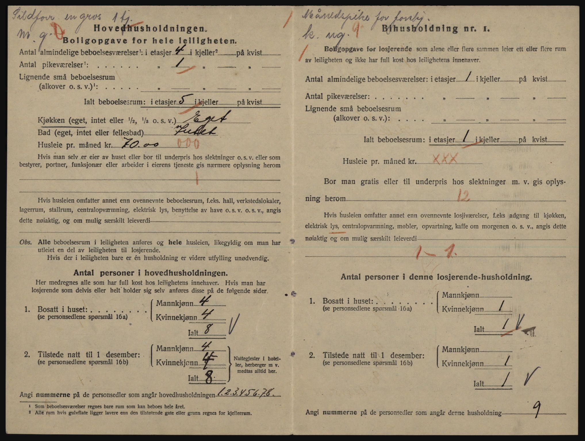 SATØ, 1920 census for Tromsø, 1920, p. 4106