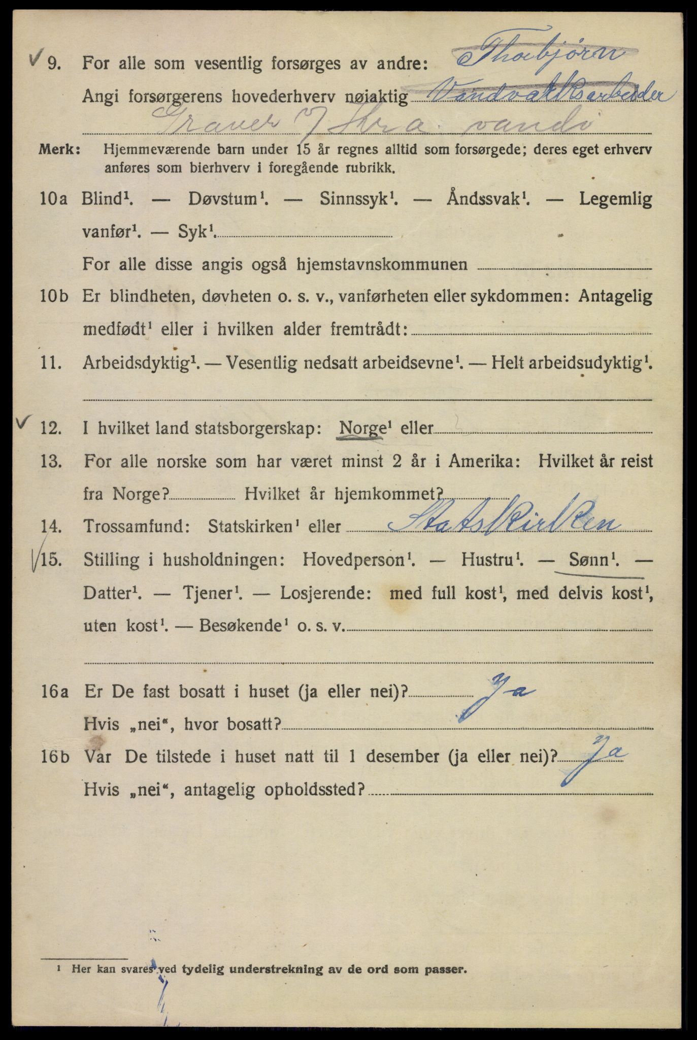 SAO, 1920 census for Kristiania, 1920, p. 539366