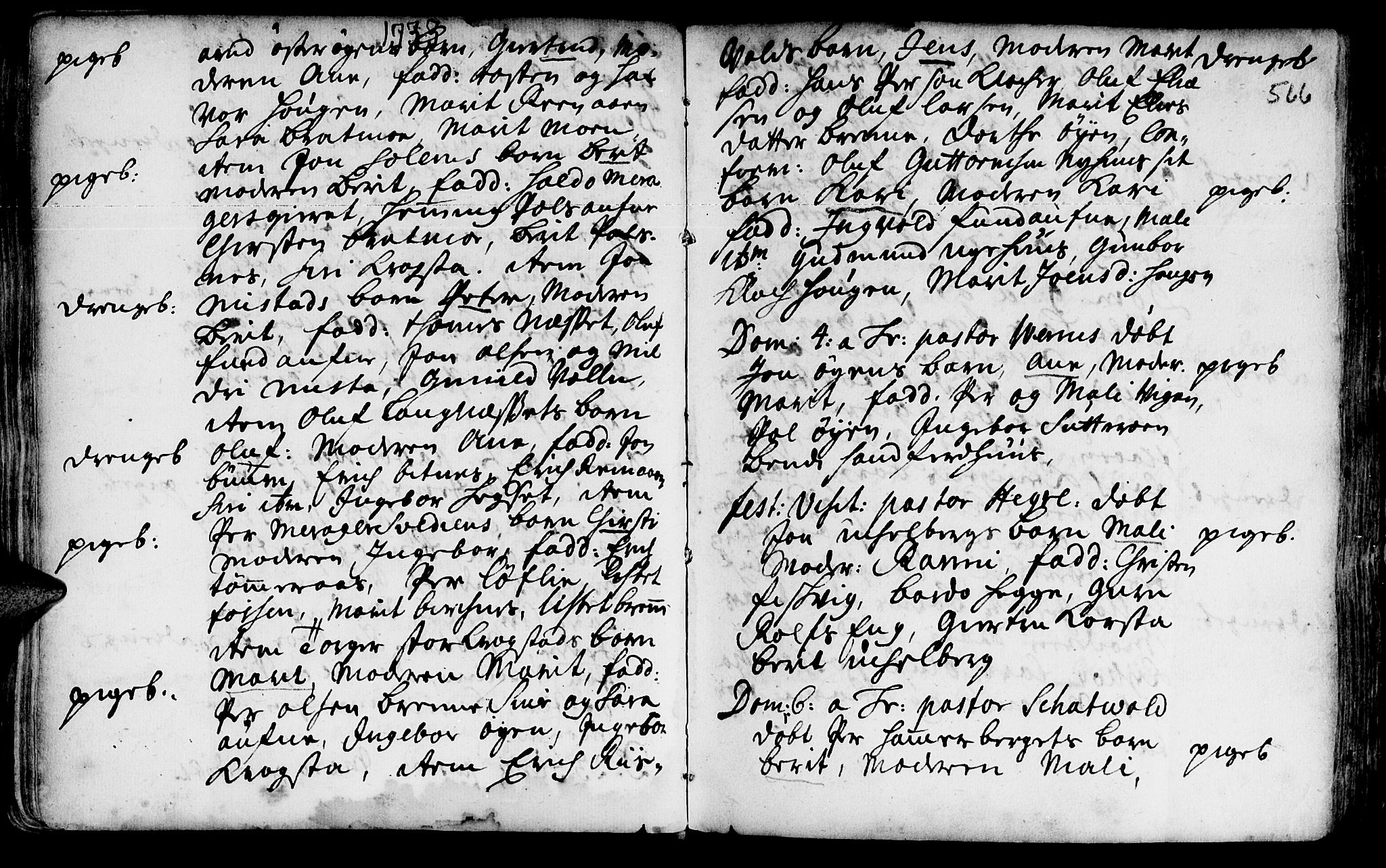 Ministerialprotokoller, klokkerbøker og fødselsregistre - Nord-Trøndelag, SAT/A-1458/709/L0055: Parish register (official) no. 709A03, 1730-1739, p. 565-566