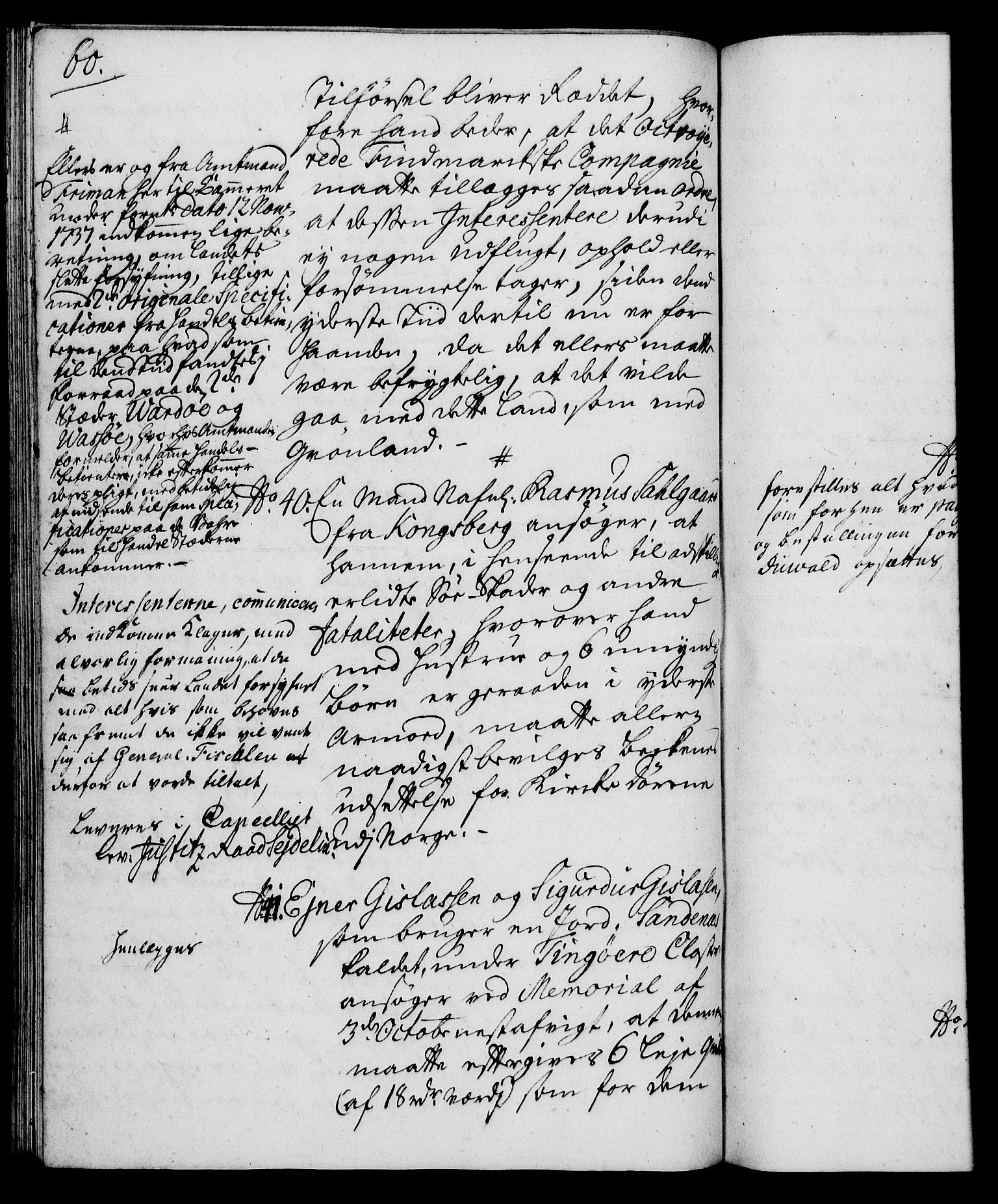 Rentekammeret, Kammerkanselliet, RA/EA-3111/G/Gh/Gha/L0020: Norsk ekstraktmemorialprotokoll (merket RK 53.65), 1738-1739, p. 60