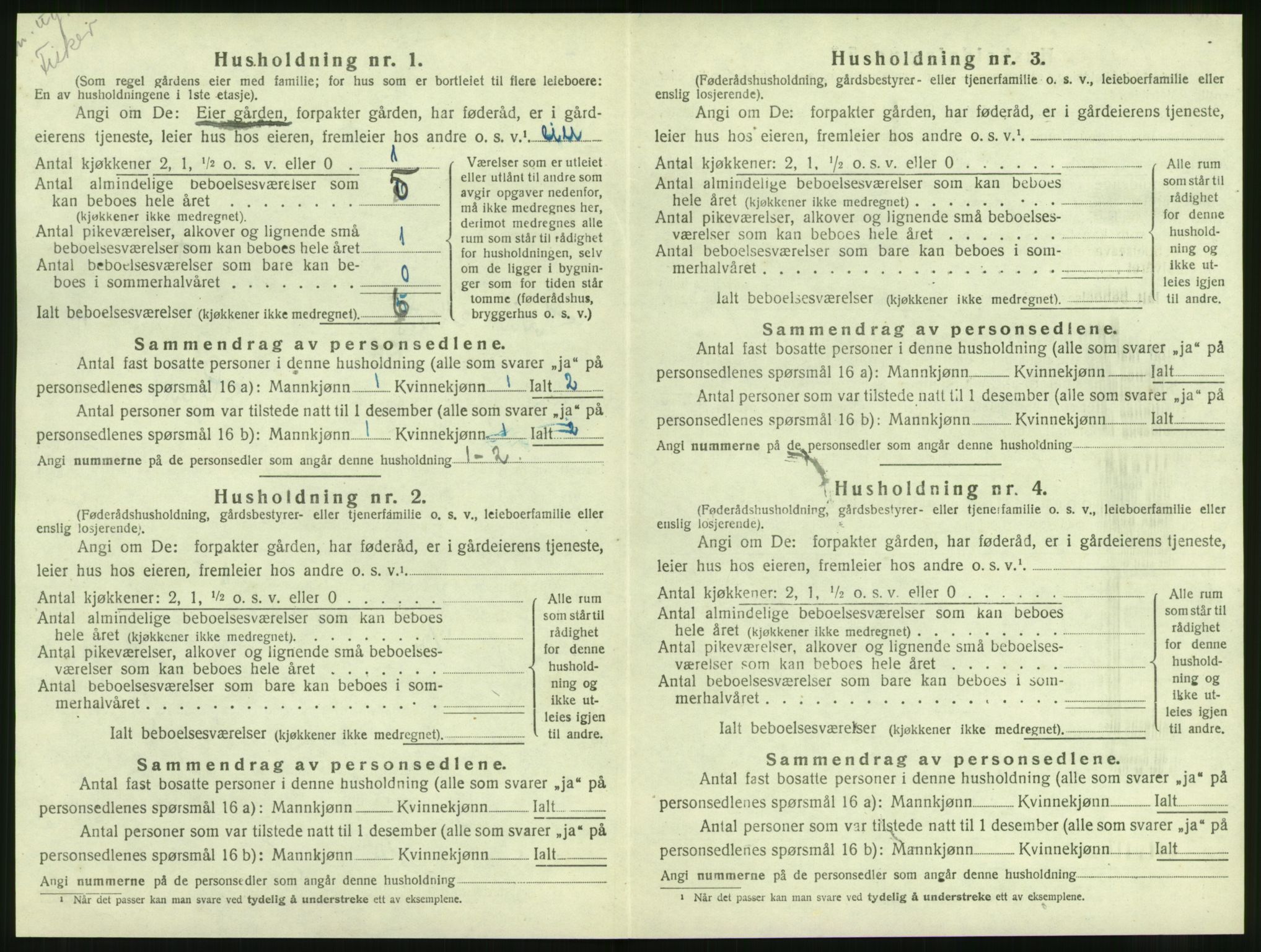 SAT, 1920 census for Herøy, 1920, p. 307