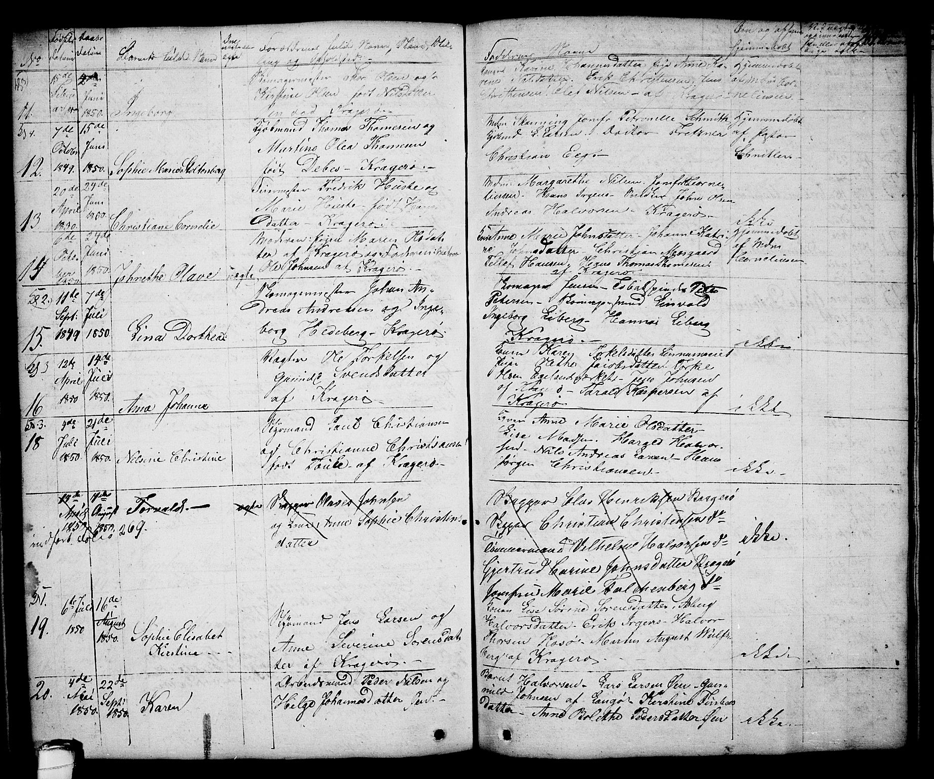 Kragerø kirkebøker, SAKO/A-278/G/Ga/L0003: Parish register (copy) no. 3, 1832-1852, p. 241