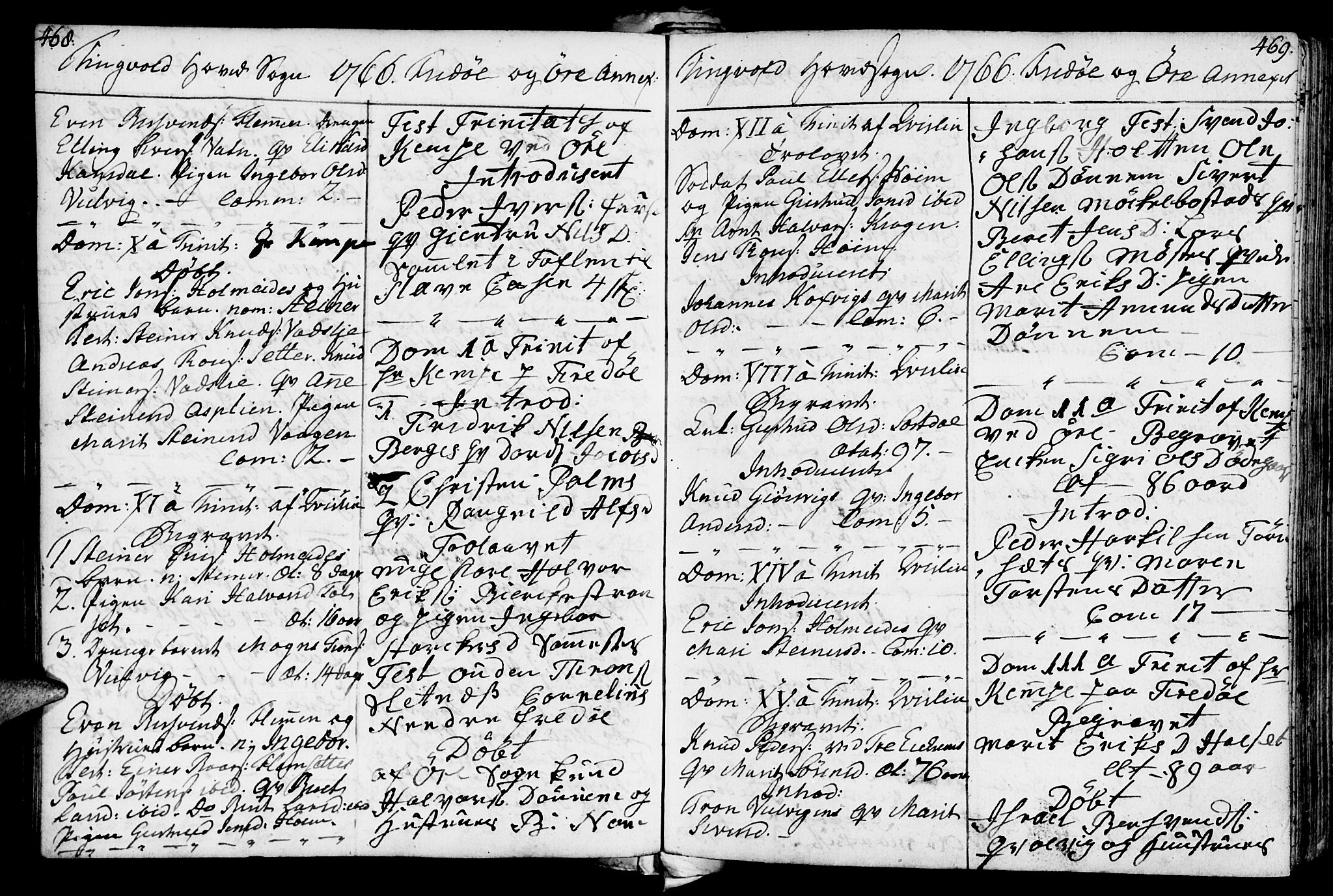 Ministerialprotokoller, klokkerbøker og fødselsregistre - Møre og Romsdal, AV/SAT-A-1454/586/L0979: Parish register (official) no. 586A05, 1751-1776, p. 468-469