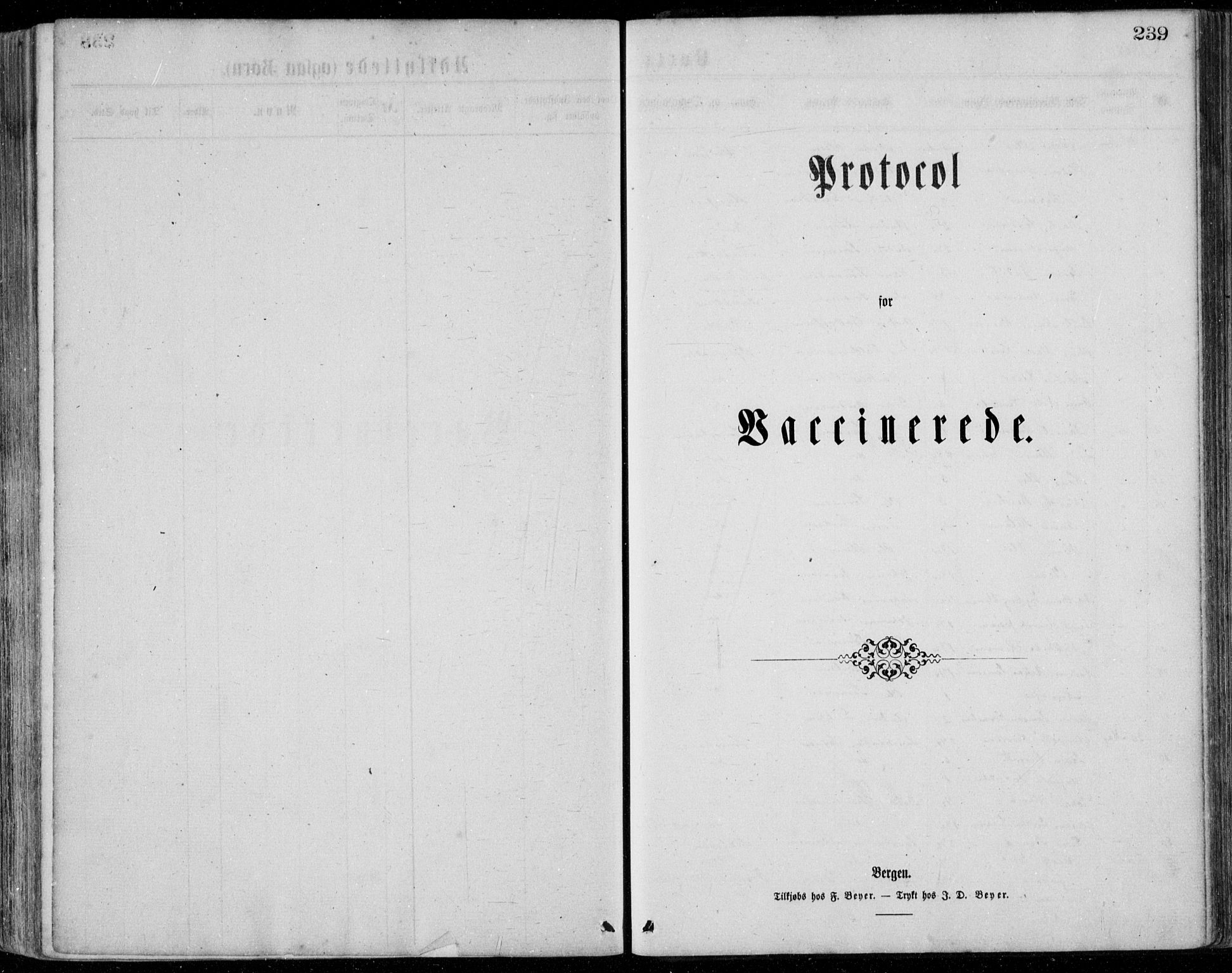 Bremanger sokneprestembete, SAB/A-82201/H/Haa/Haaa/L0001: Parish register (official) no. A  1, 1864-1883, p. 239