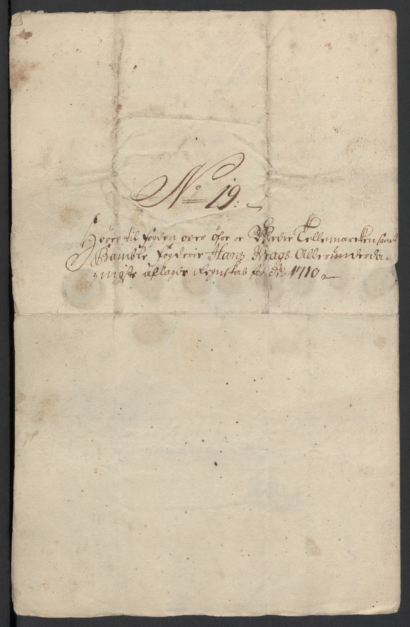 Rentekammeret inntil 1814, Reviderte regnskaper, Fogderegnskap, RA/EA-4092/R36/L2119: Fogderegnskap Øvre og Nedre Telemark og Bamble, 1710, p. 130