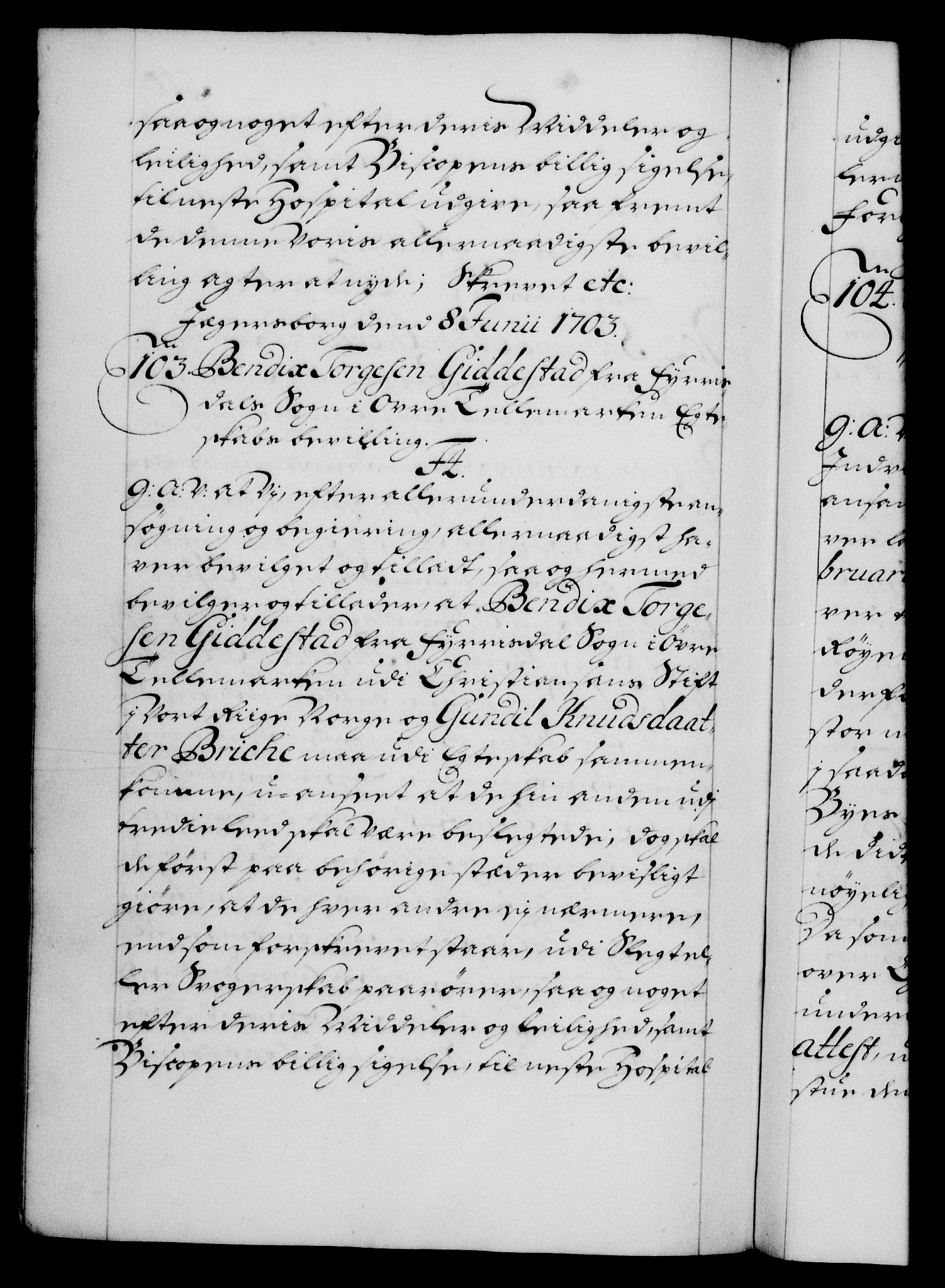 Danske Kanselli 1572-1799, AV/RA-EA-3023/F/Fc/Fca/Fcaa/L0018: Norske registre, 1699-1703, p. 510b