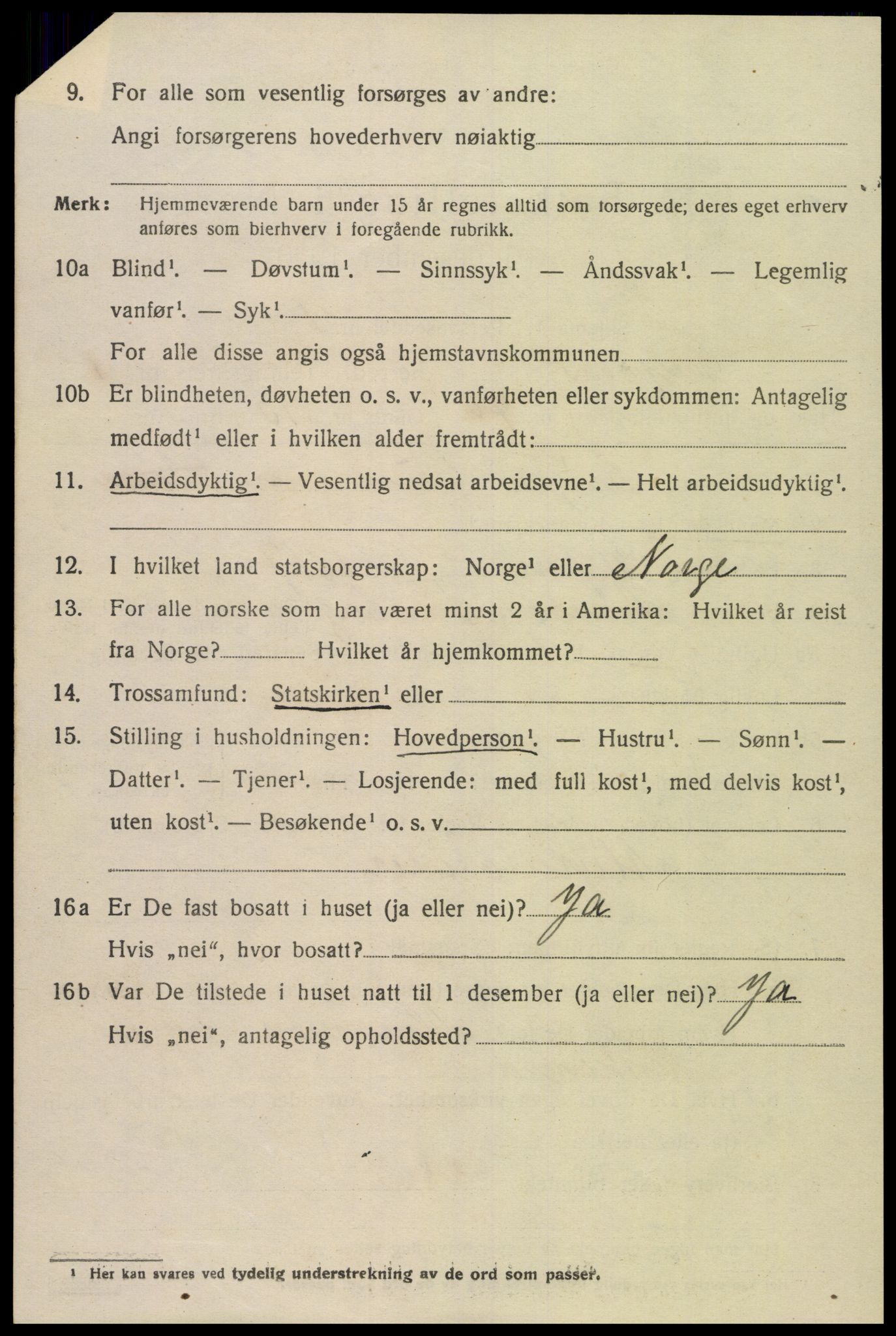 SAK, 1920 census for Greipstad, 1920, p. 863