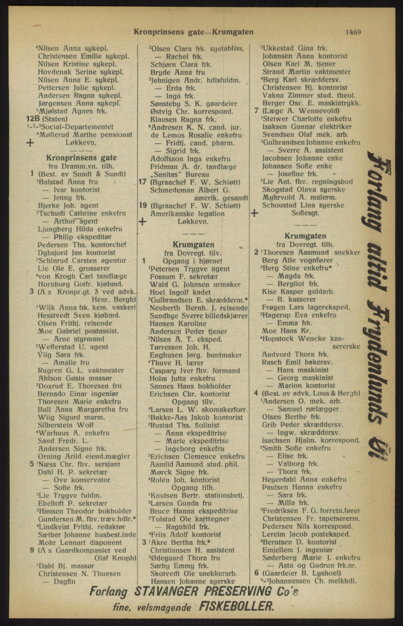 Kristiania/Oslo adressebok, PUBL/-, 1915, p. 1469