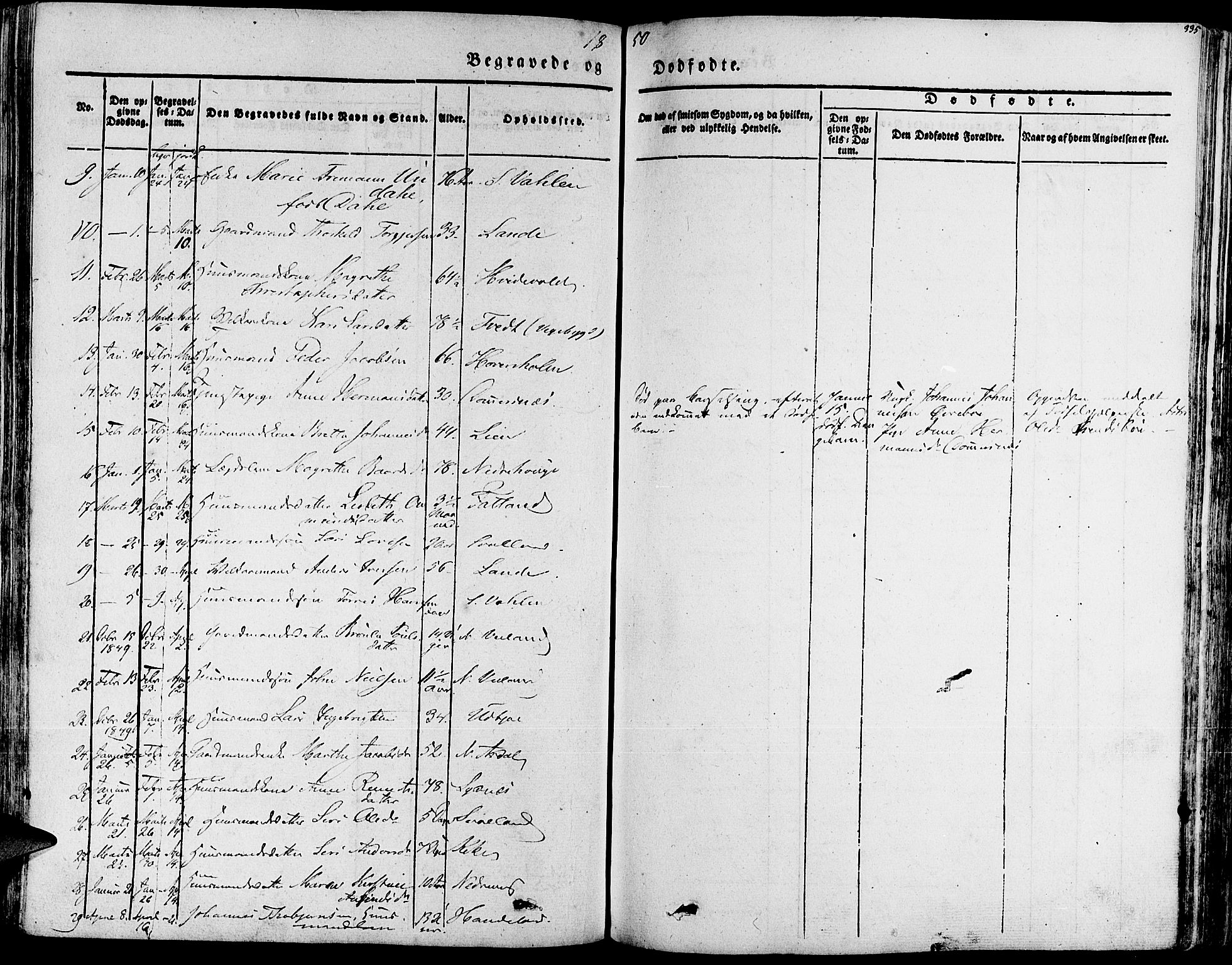 Fjelberg sokneprestembete, AV/SAB-A-75201/H/Haa: Parish register (official) no. A 6, 1835-1851, p. 335