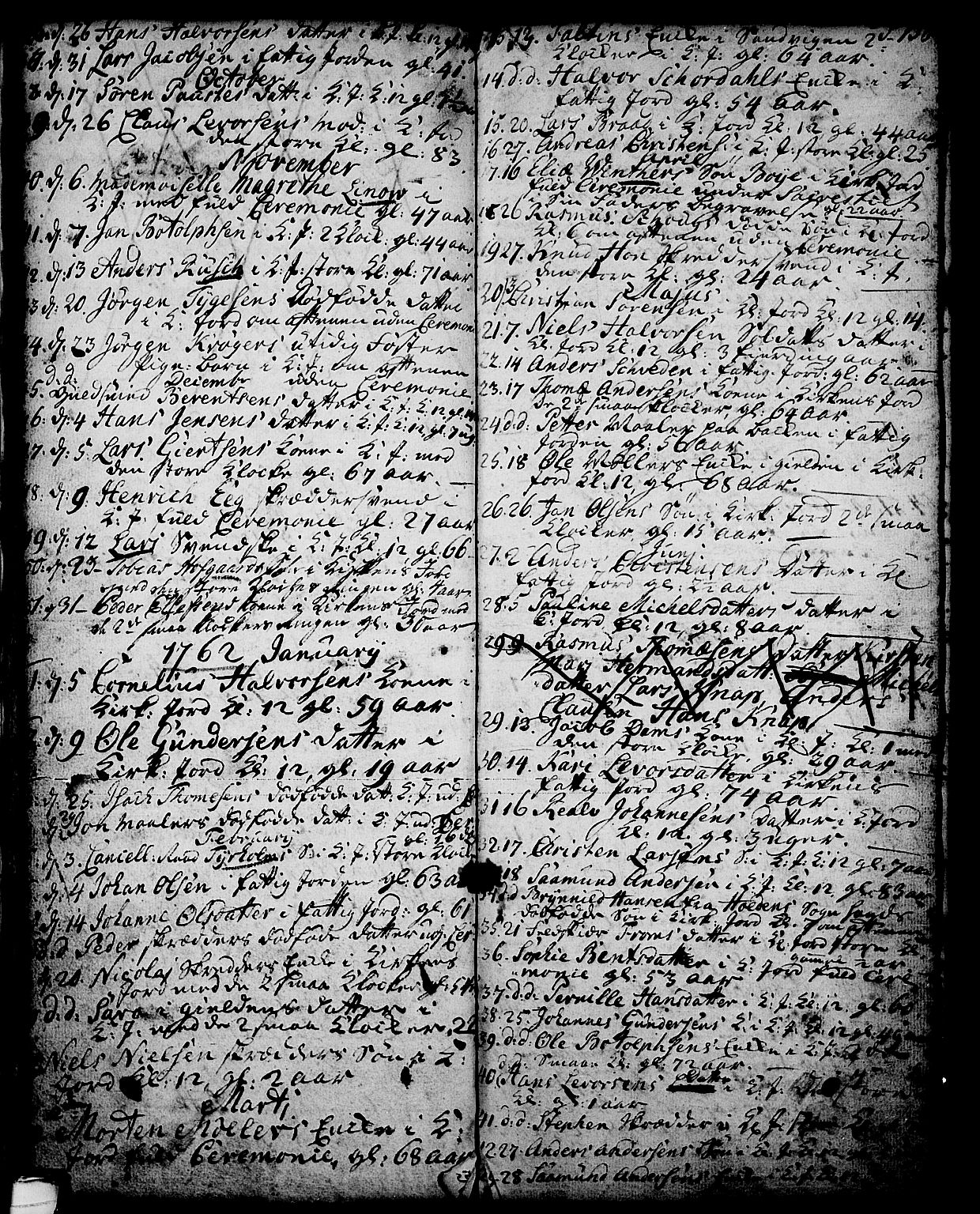 Skien kirkebøker, SAKO/A-302/G/Ga/L0001: Parish register (copy) no. 1, 1756-1791, p. 138