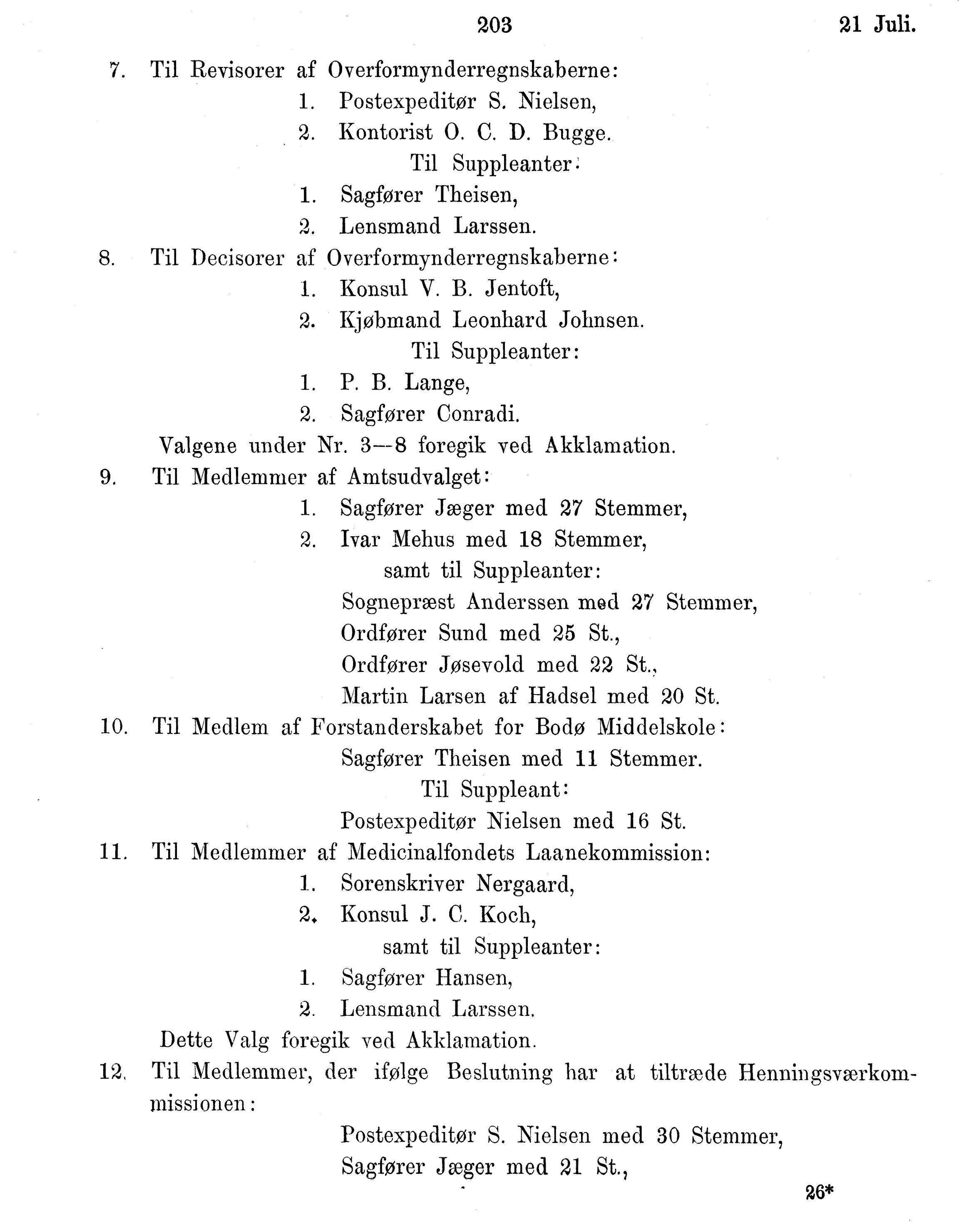 Nordland Fylkeskommune. Fylkestinget, AIN/NFK-17/176/A/Ac/L0014: Fylkestingsforhandlinger 1881-1885, 1881-1885